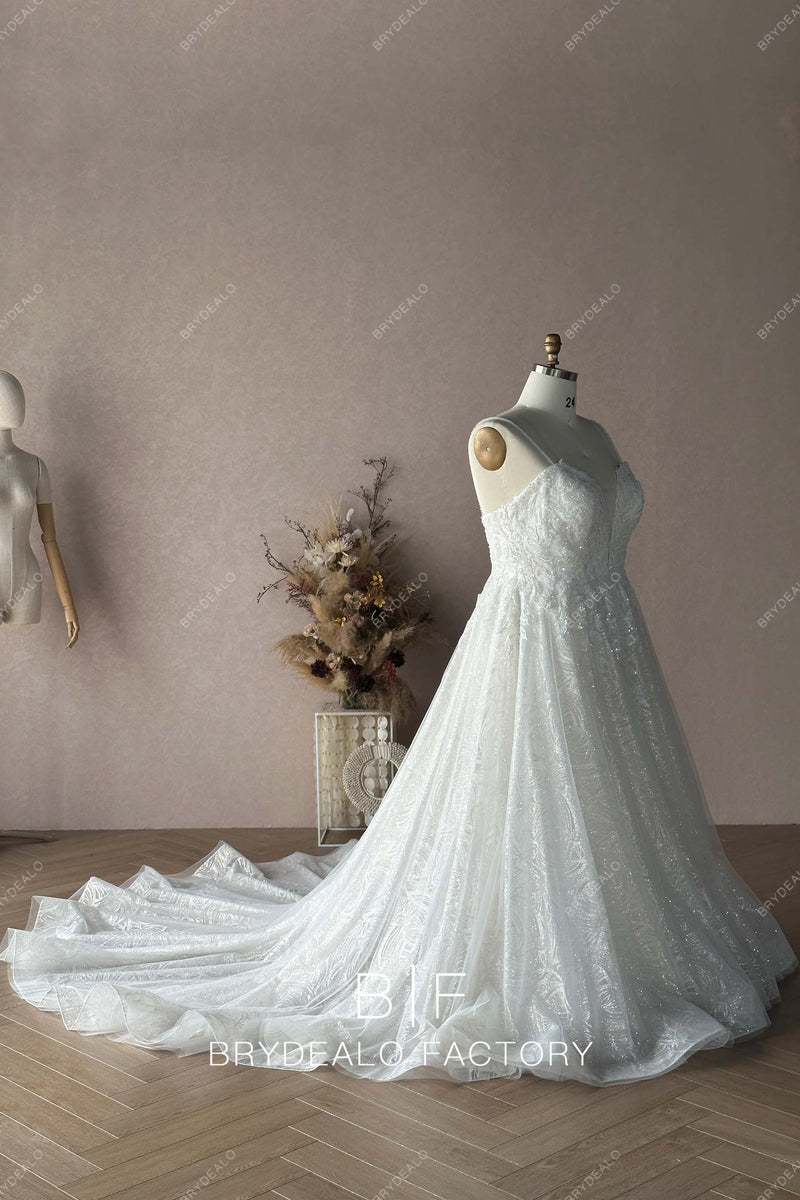 Spaghetti Strap Simple Bridal Dresses Champagne Plus Size