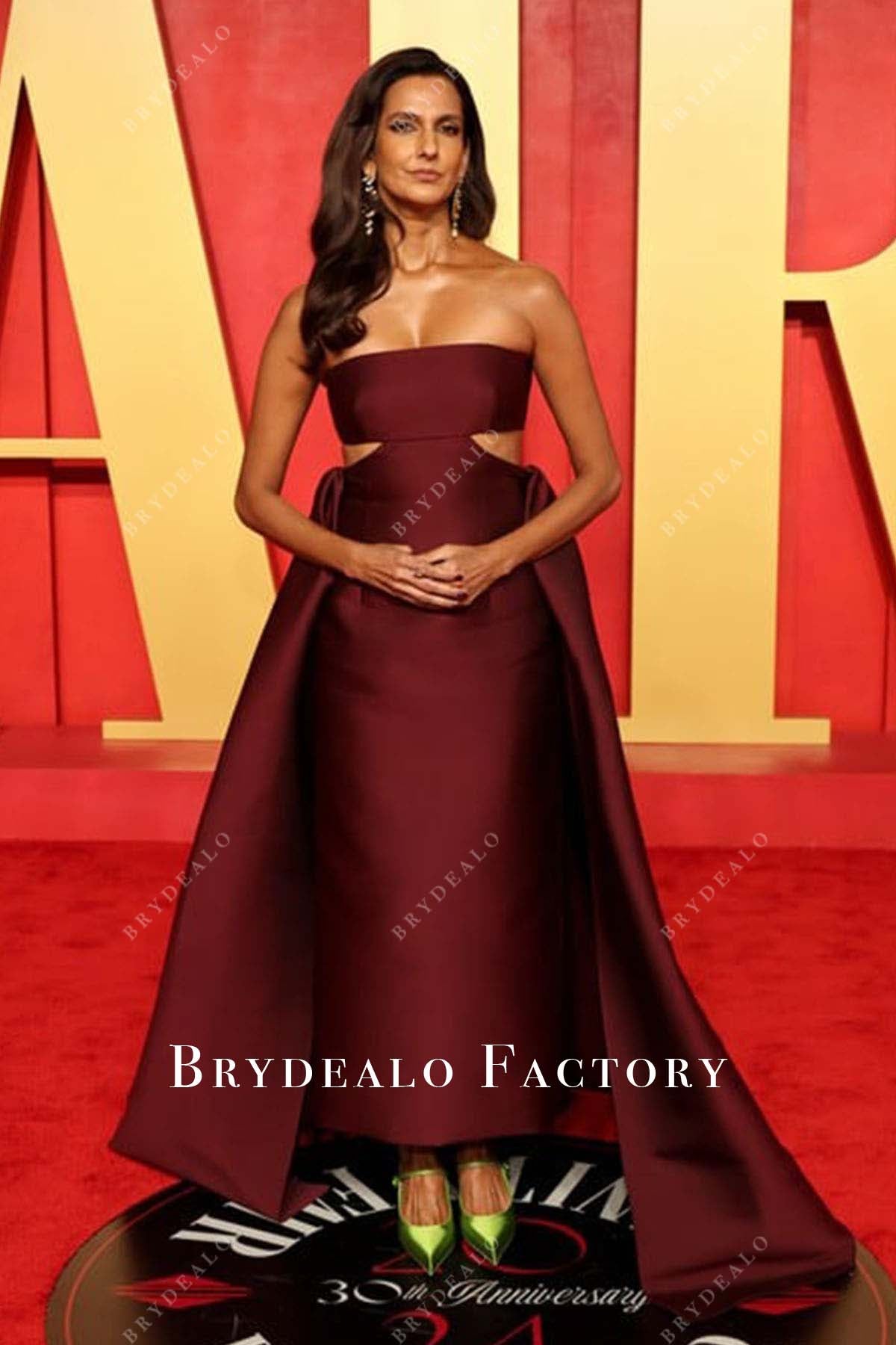 Poorna Jagannathan overskirt 2024 Oscars After Party dress