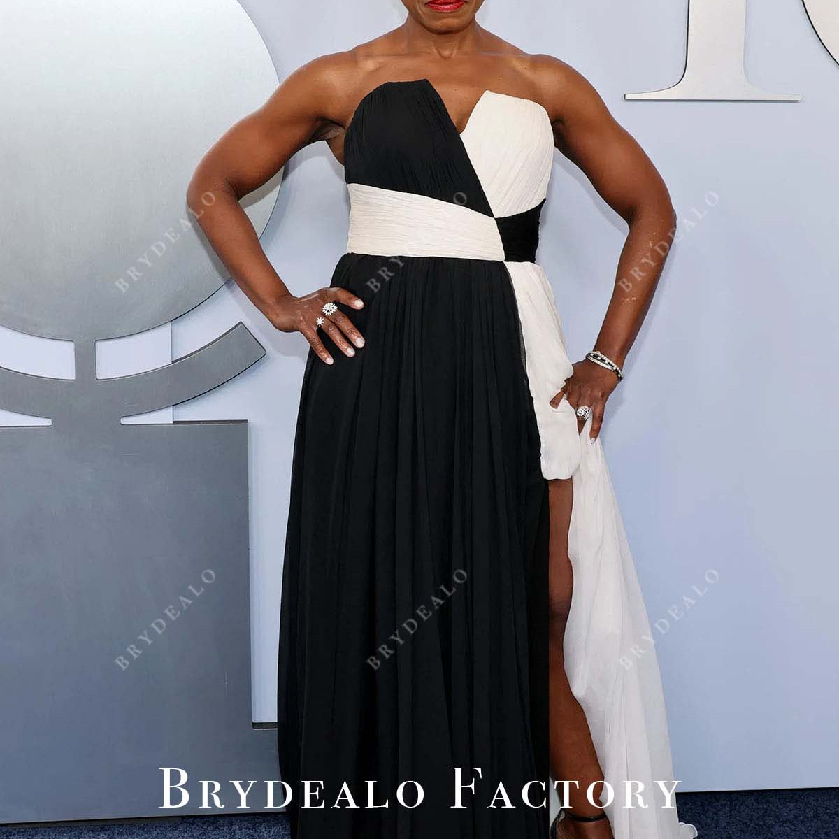 Quincy Tyler 2024 Tony Awards Black White Dress Quincy Tyler 2024 Tony Awards Black White Dress