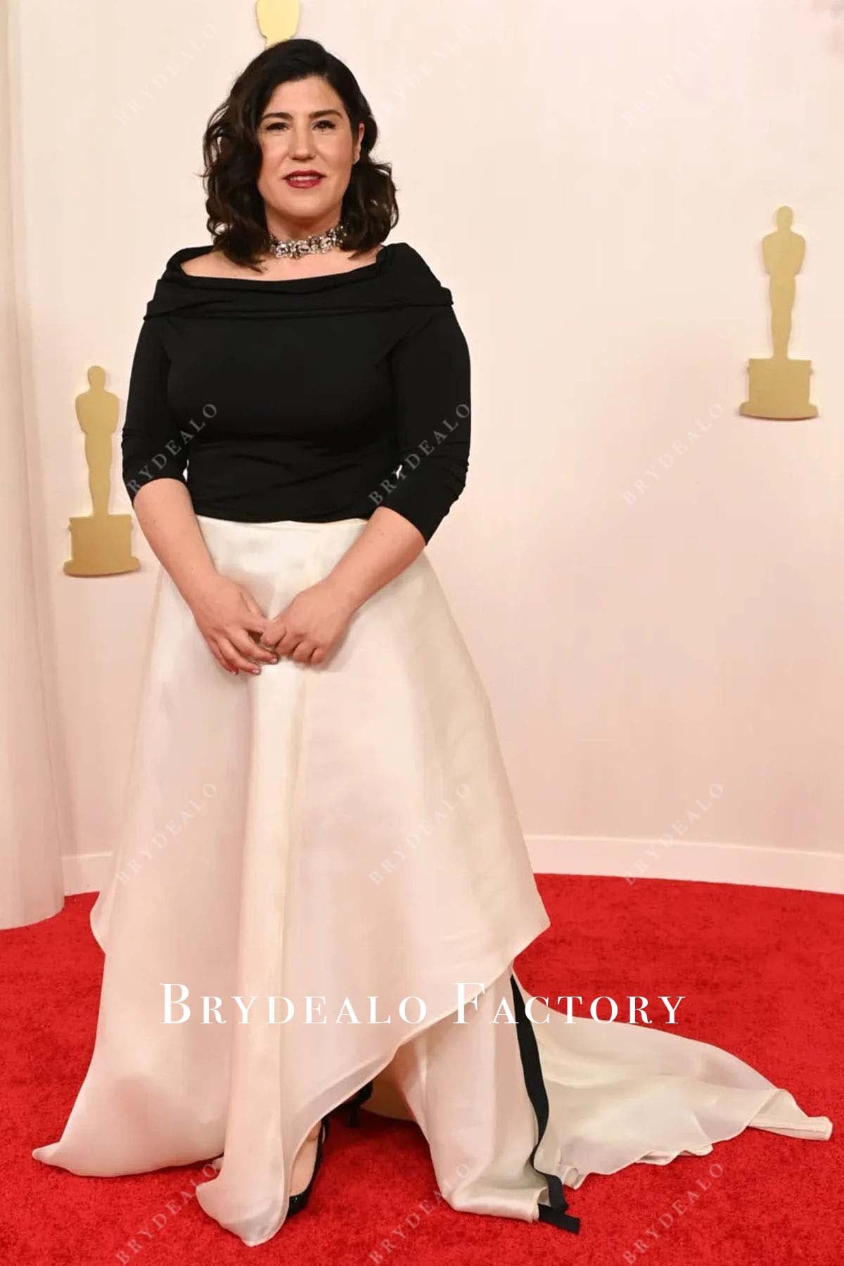 Sandra Tapia a-line dress 2024 Oscars Red Carpet