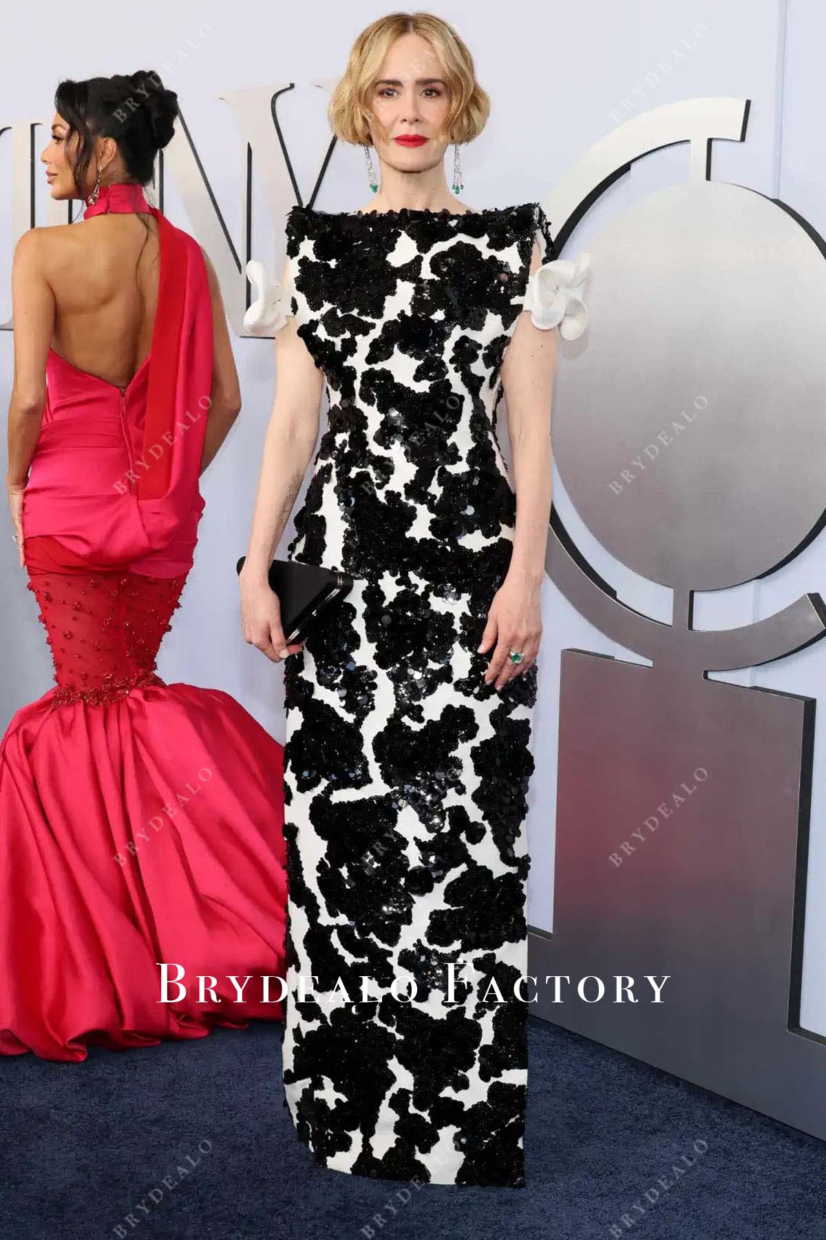 2024 Tony Awards Sarah Paulson floor length dress