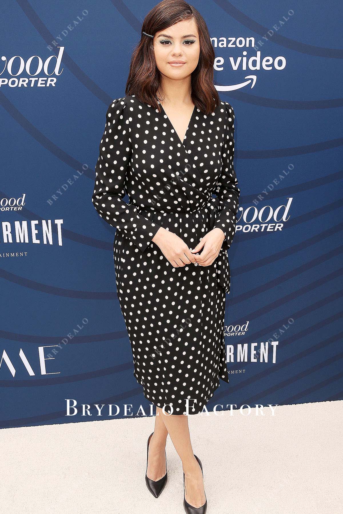 Selena Gomez polka dots 2019 the Hollywood Reporter's Empowerment dress