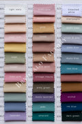 Semi Shiny Crepe Fabric Color Chart | 70+ Colors
