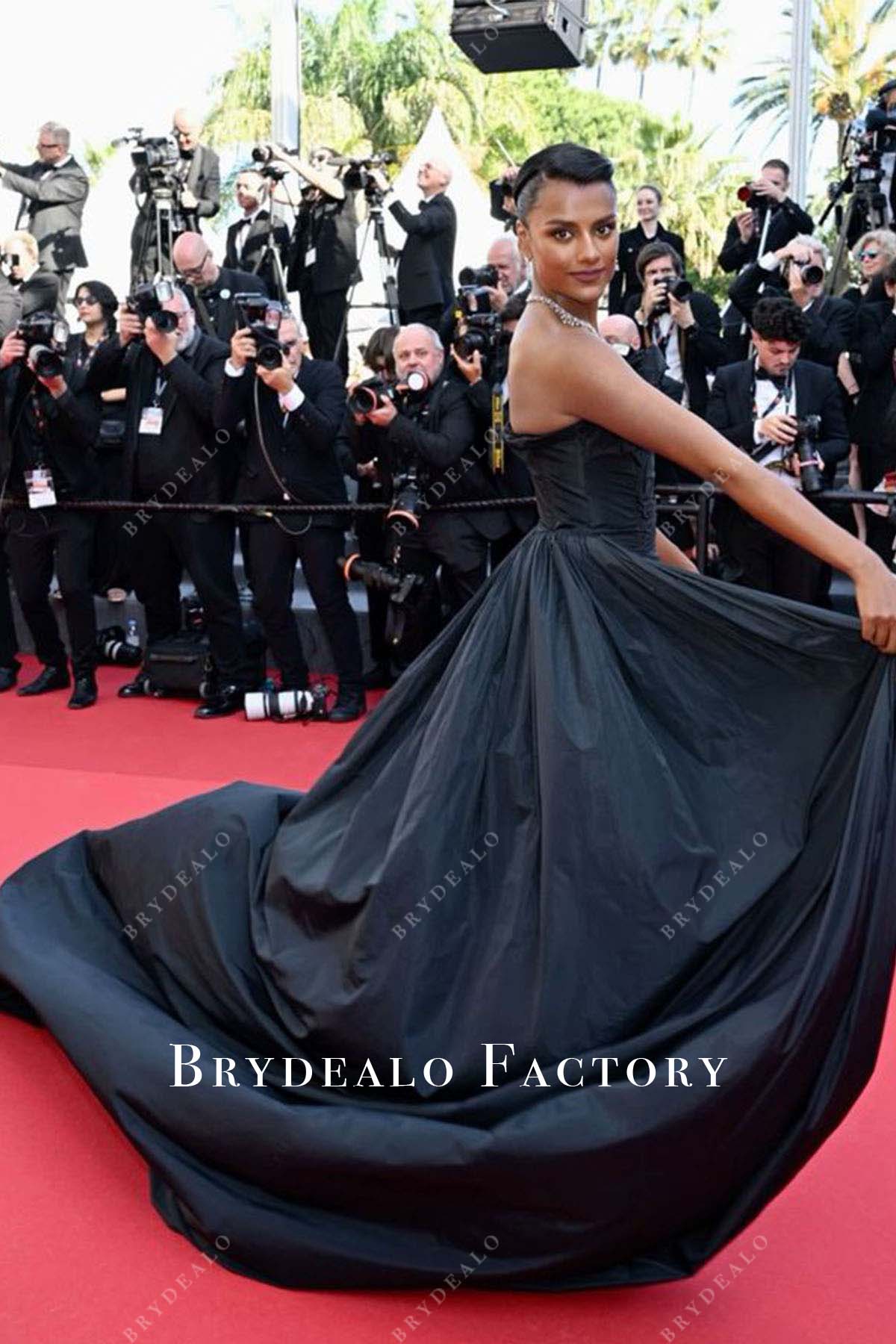 Simone Ashley 2024 Cannes Film Festival strapless dress