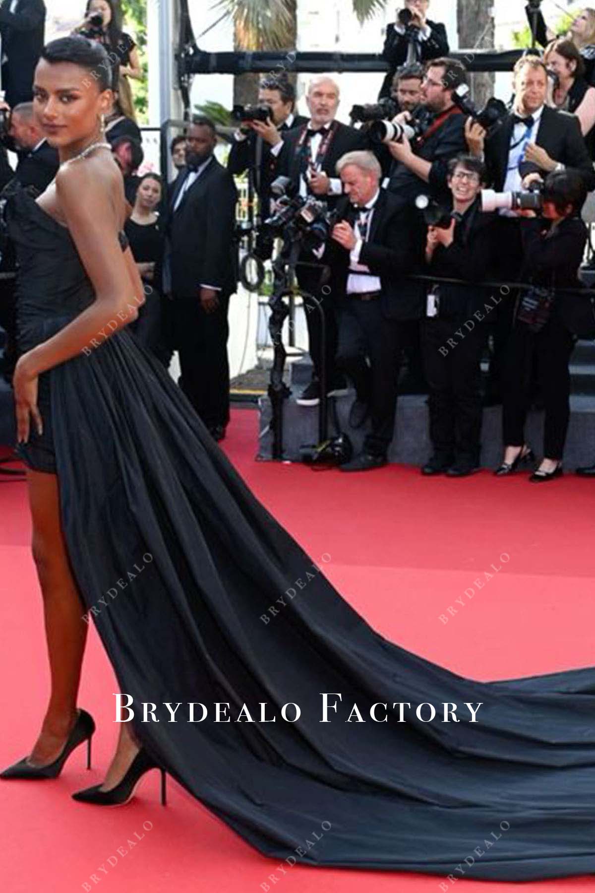 2024 Cannes Film Festival Simone Ashley long train dress