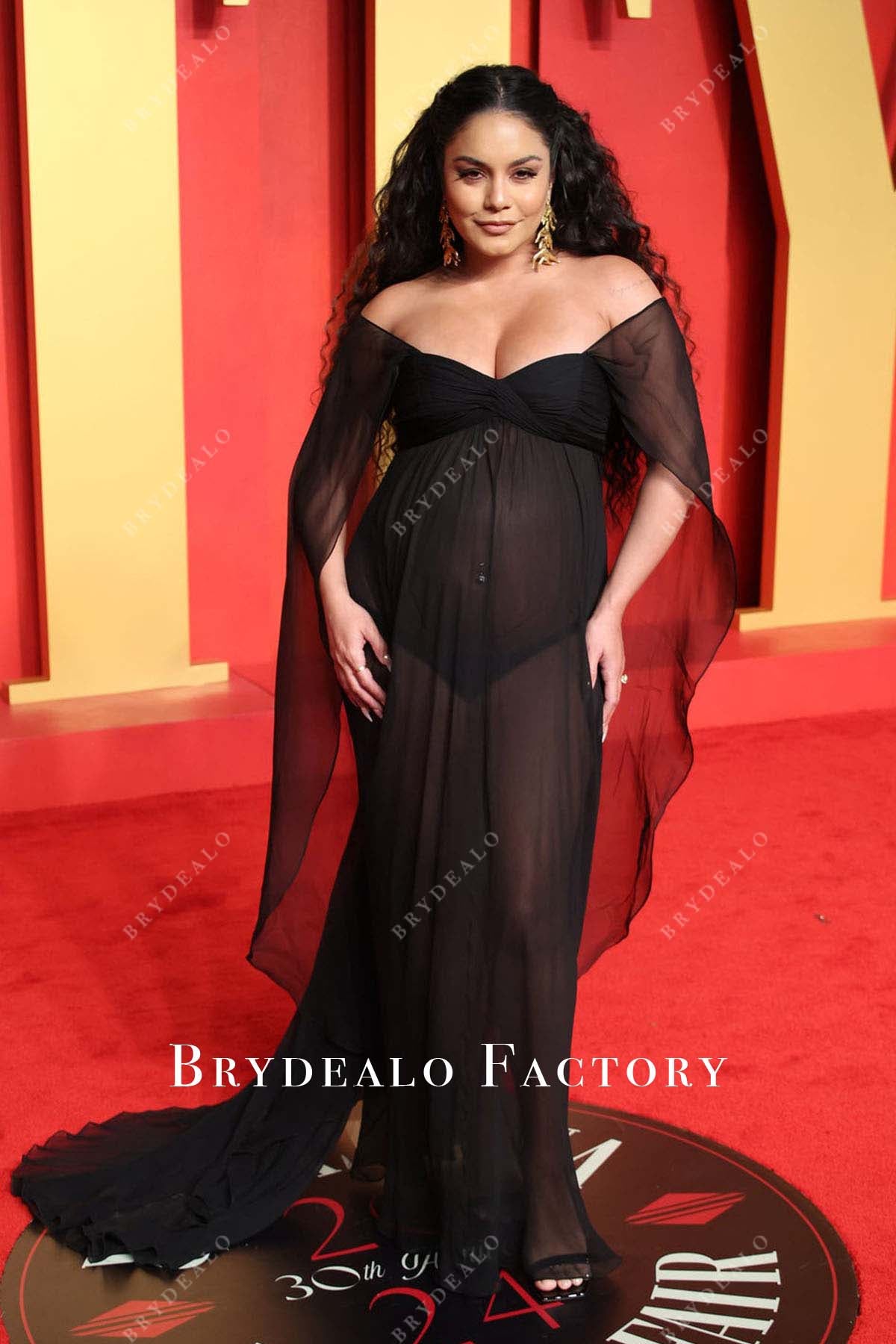 Vanessa Hudgens 2024 Oscars After Party Maternity Dress