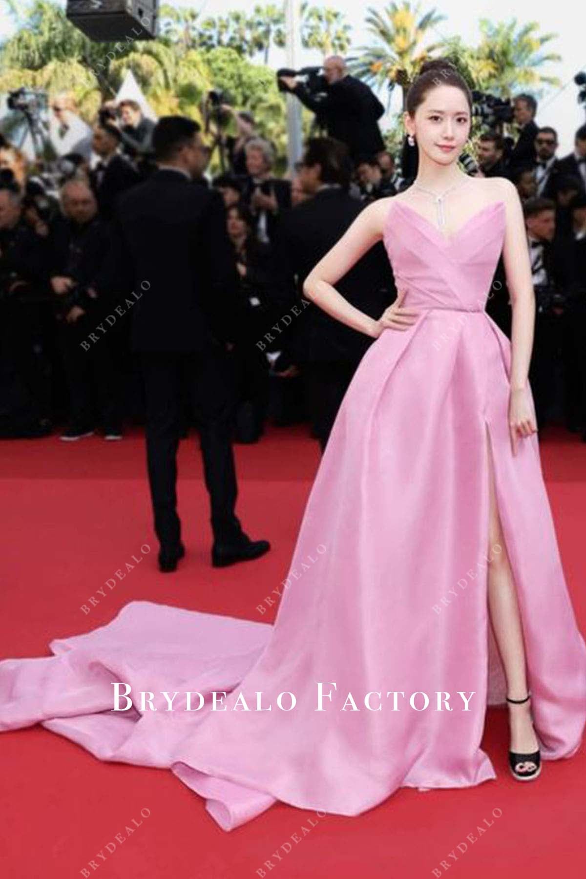 Yoona 2024 Cannes Film Festival strapless dress