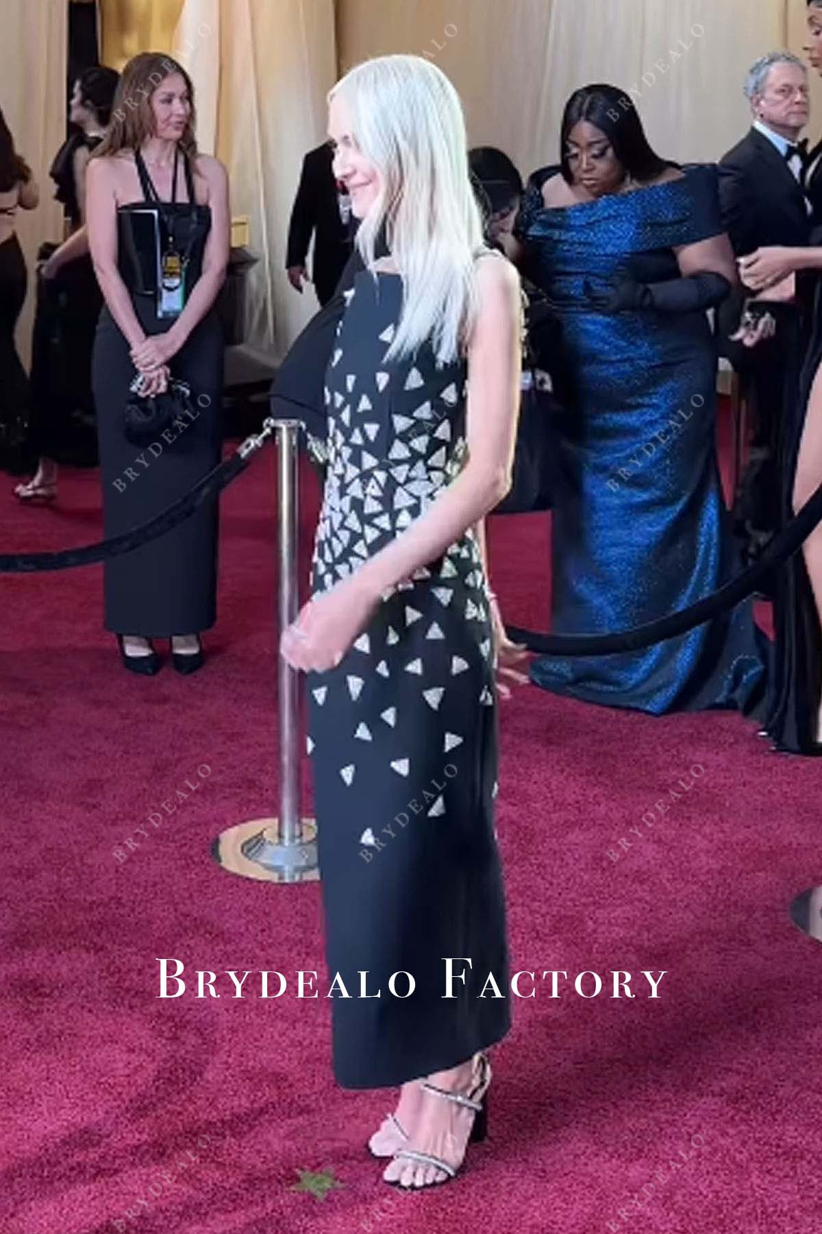 Zanna Roberts Rassi black 2025 Oscars red carpet ankle length dress