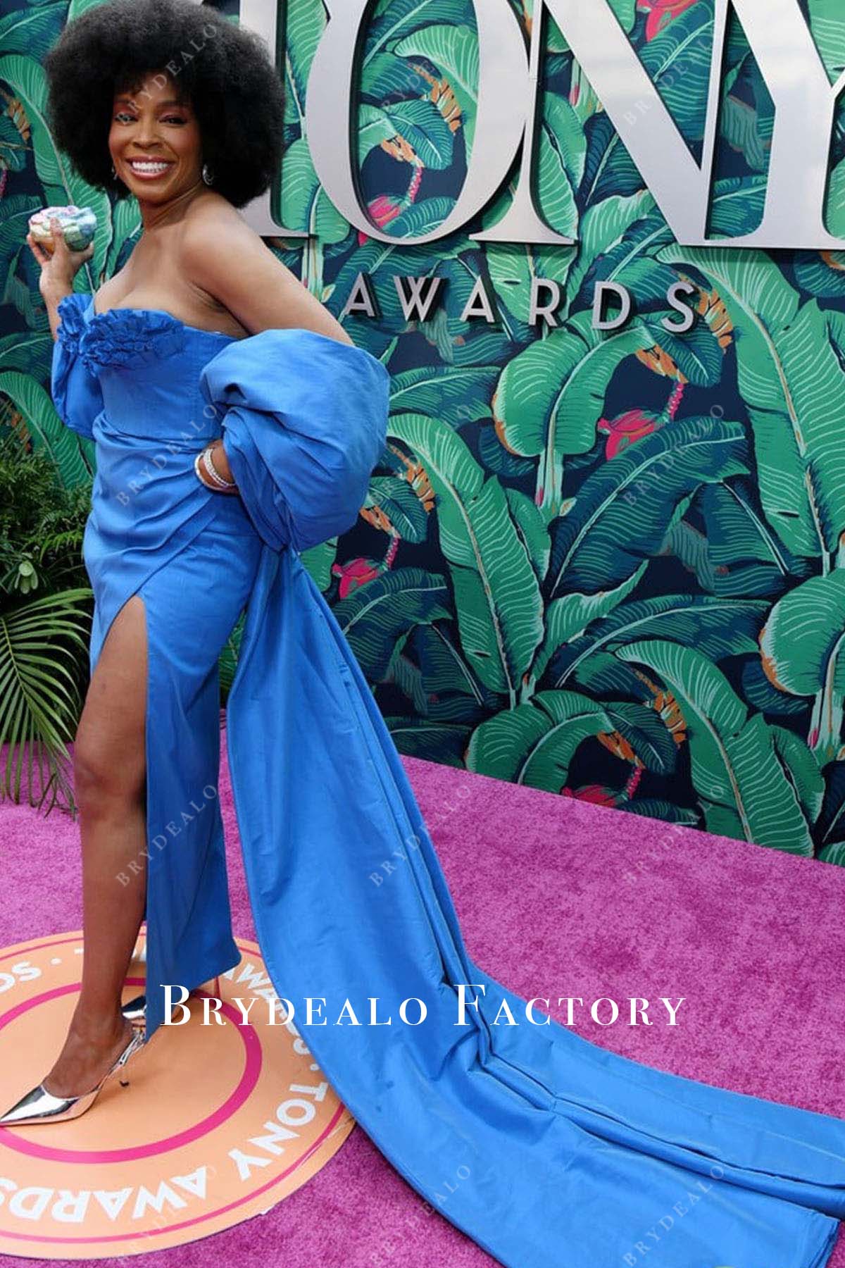 Amber Ruffin Blue Celebrity Dress 2023 Tony Awards