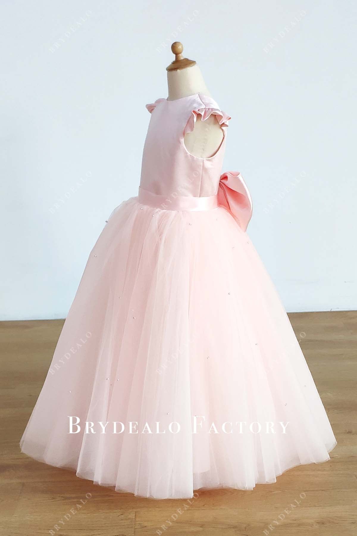 ball gown ankle length flower girl dress