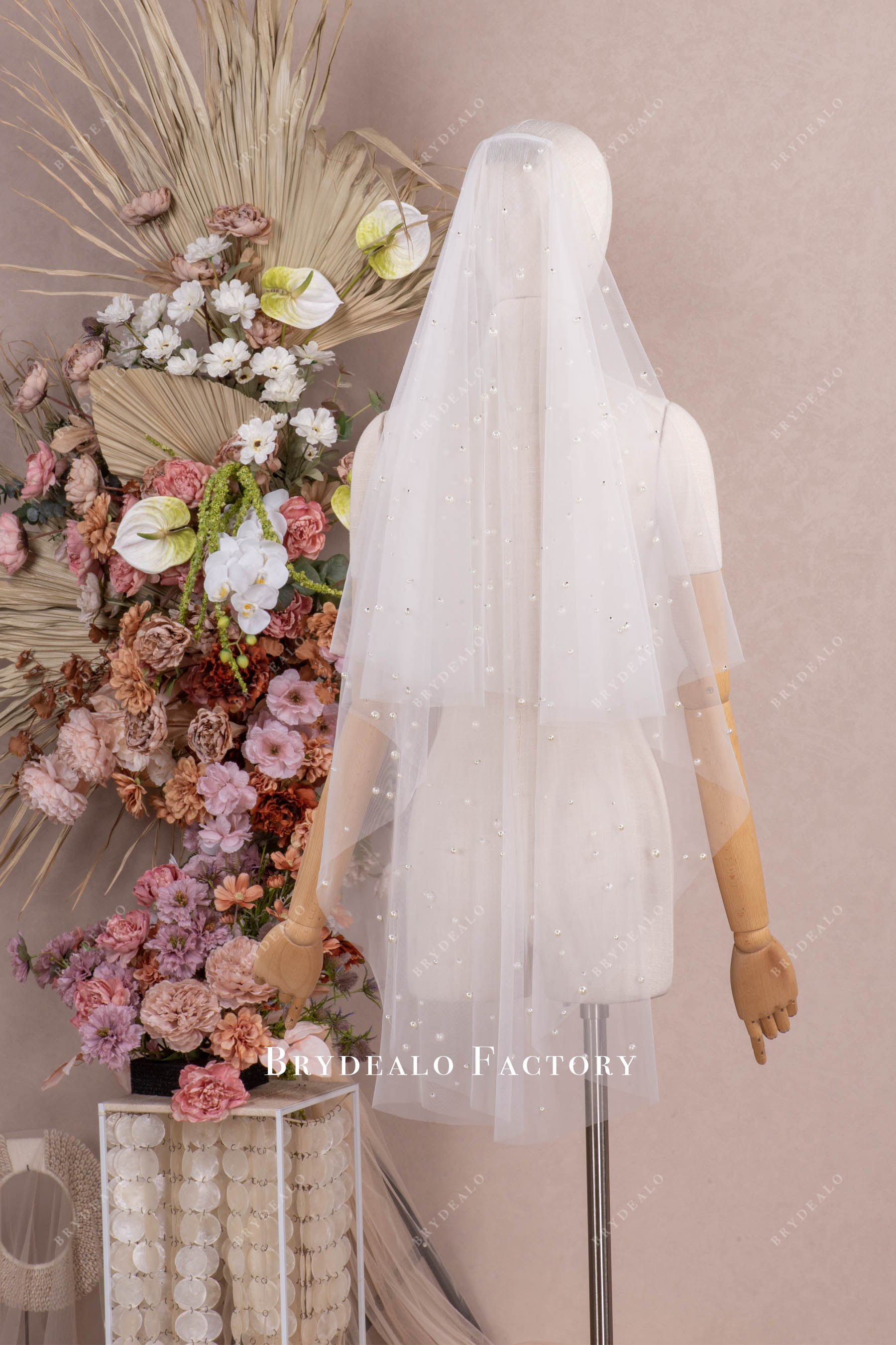 Ballet Length Double Layer Bridal Veil