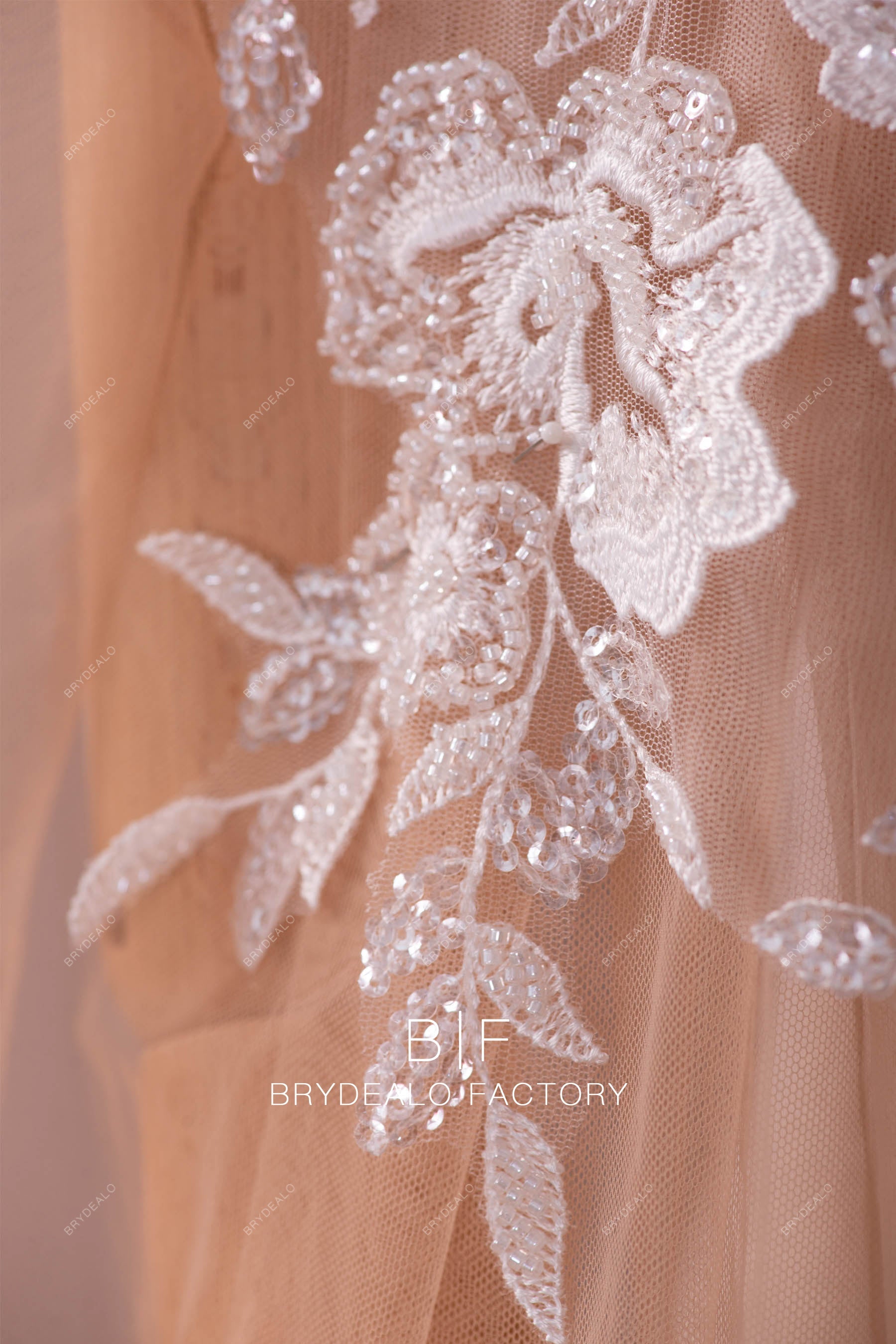 beading lace motif appliques 