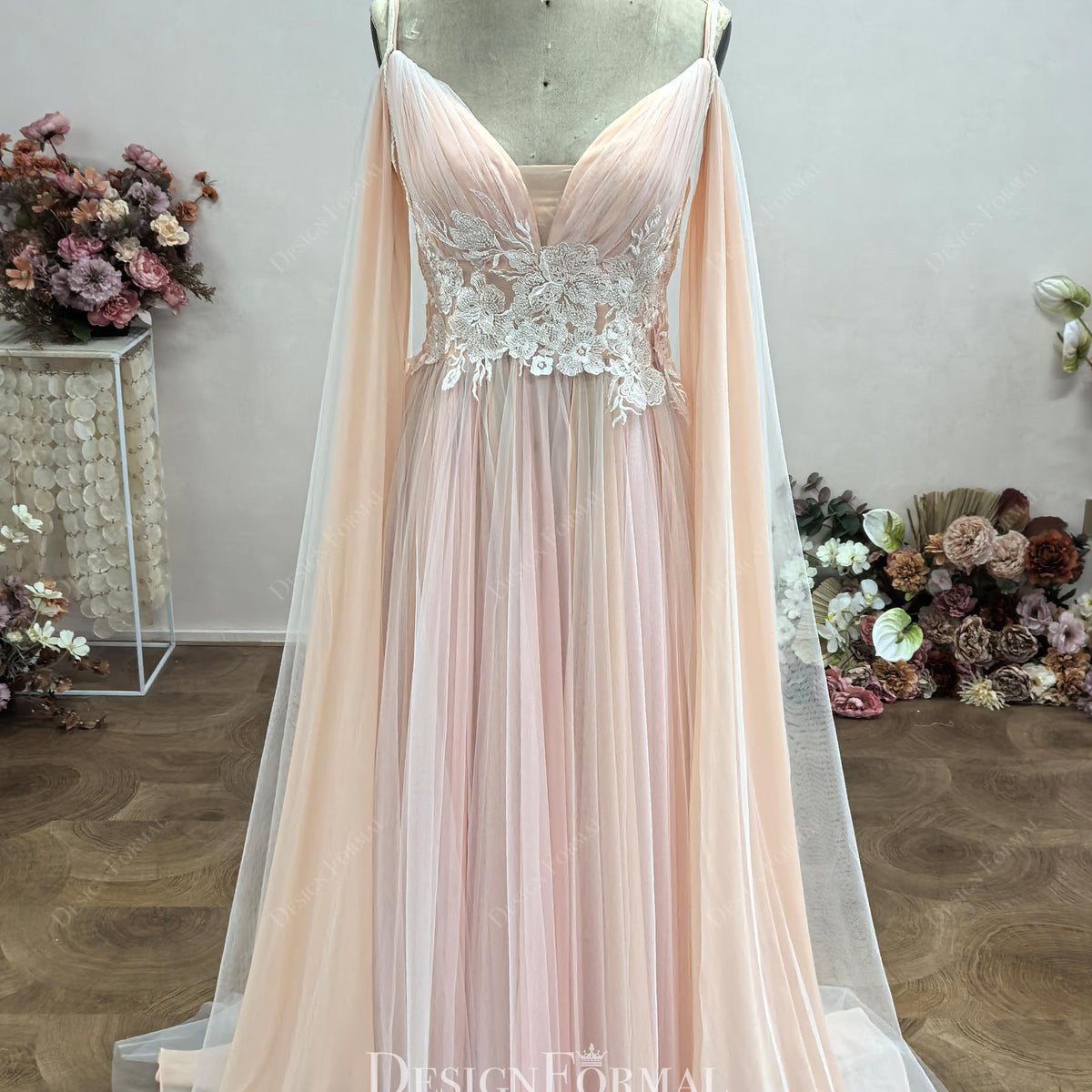 boho blush dress Pink Lace Maxi Boho Dress