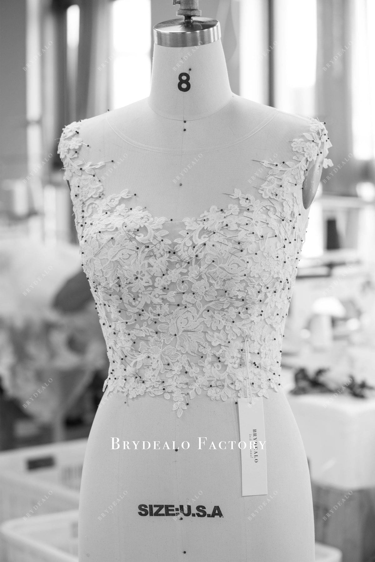 cap sleeve bridal top