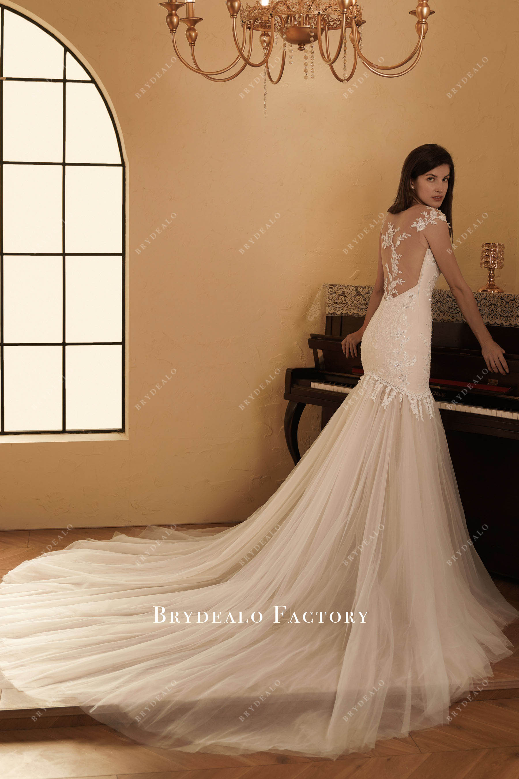 cap sleeve wedding dress