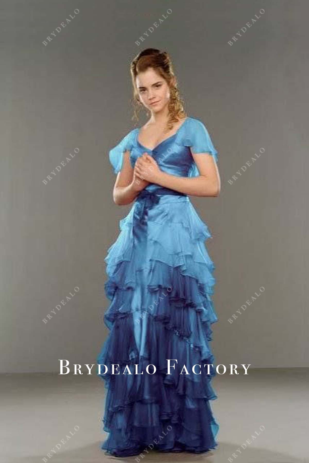 Carolina Blue Hermione Yule Ball Christmas Party Dress