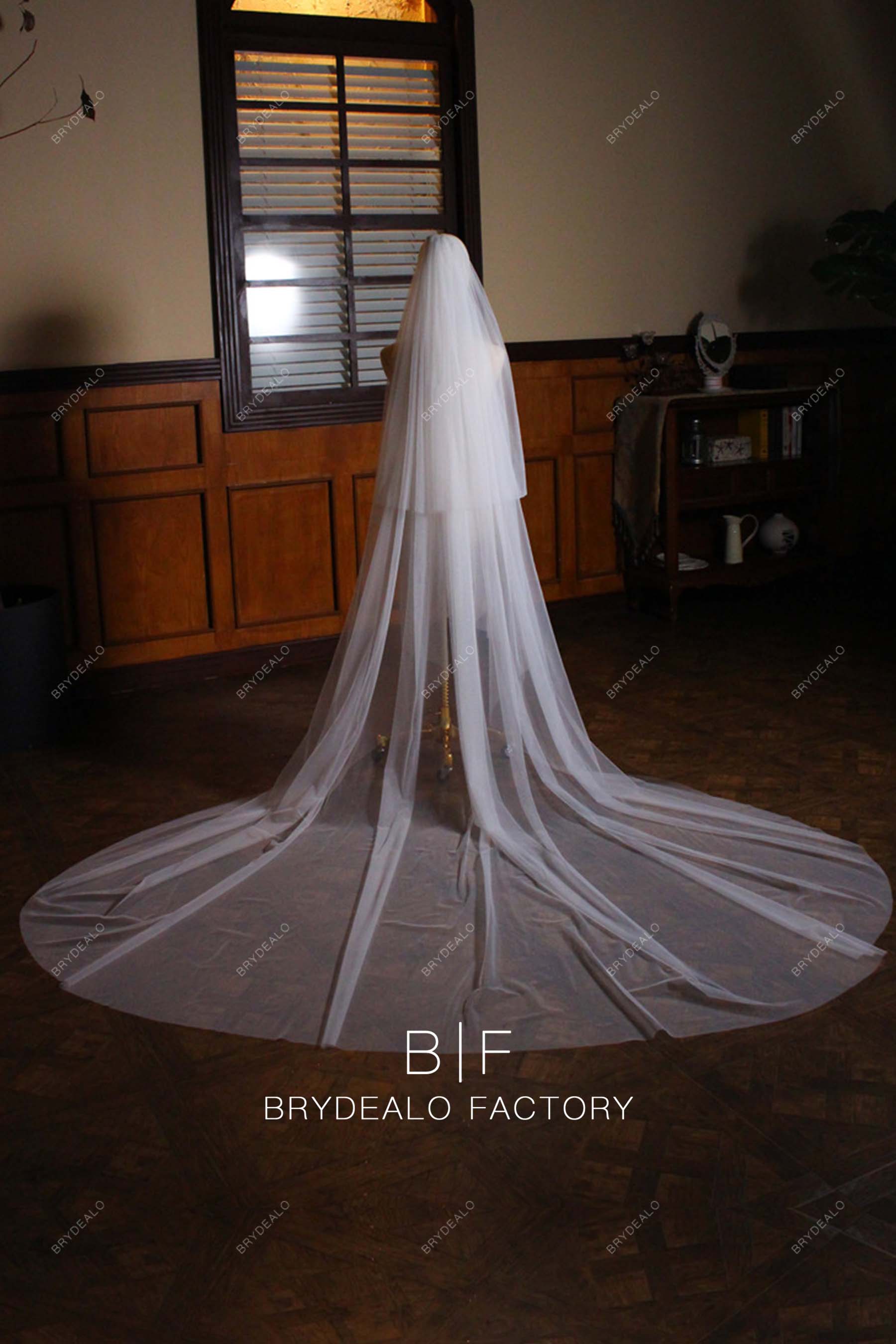 cathedral length bridal veil