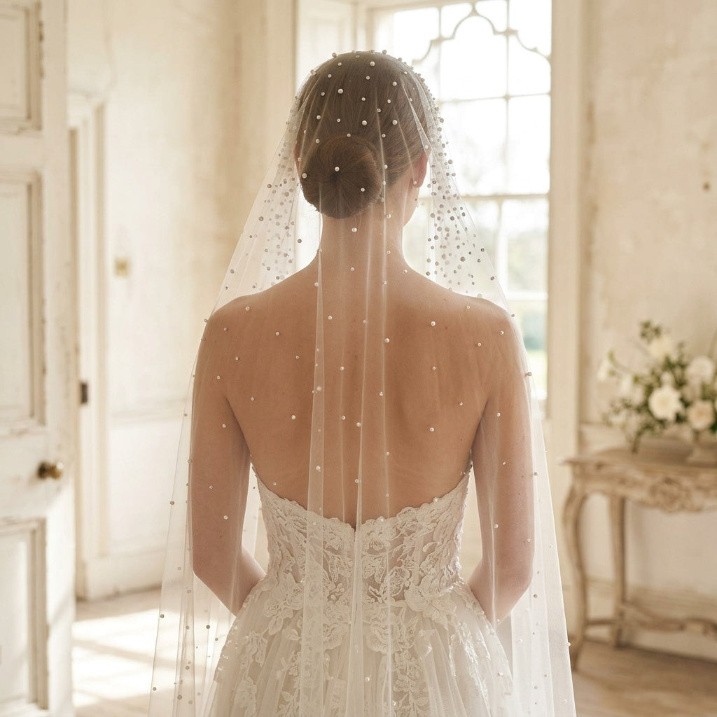 delicate wedding veils bridal accessories