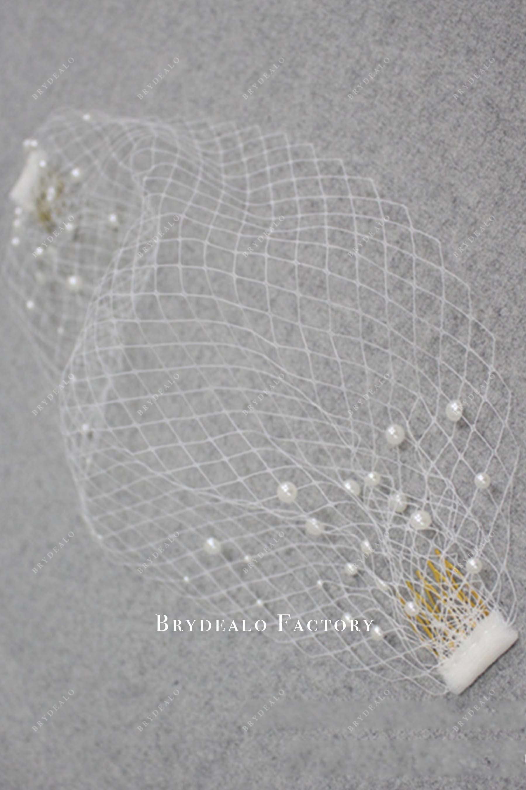 double comb wedding veil