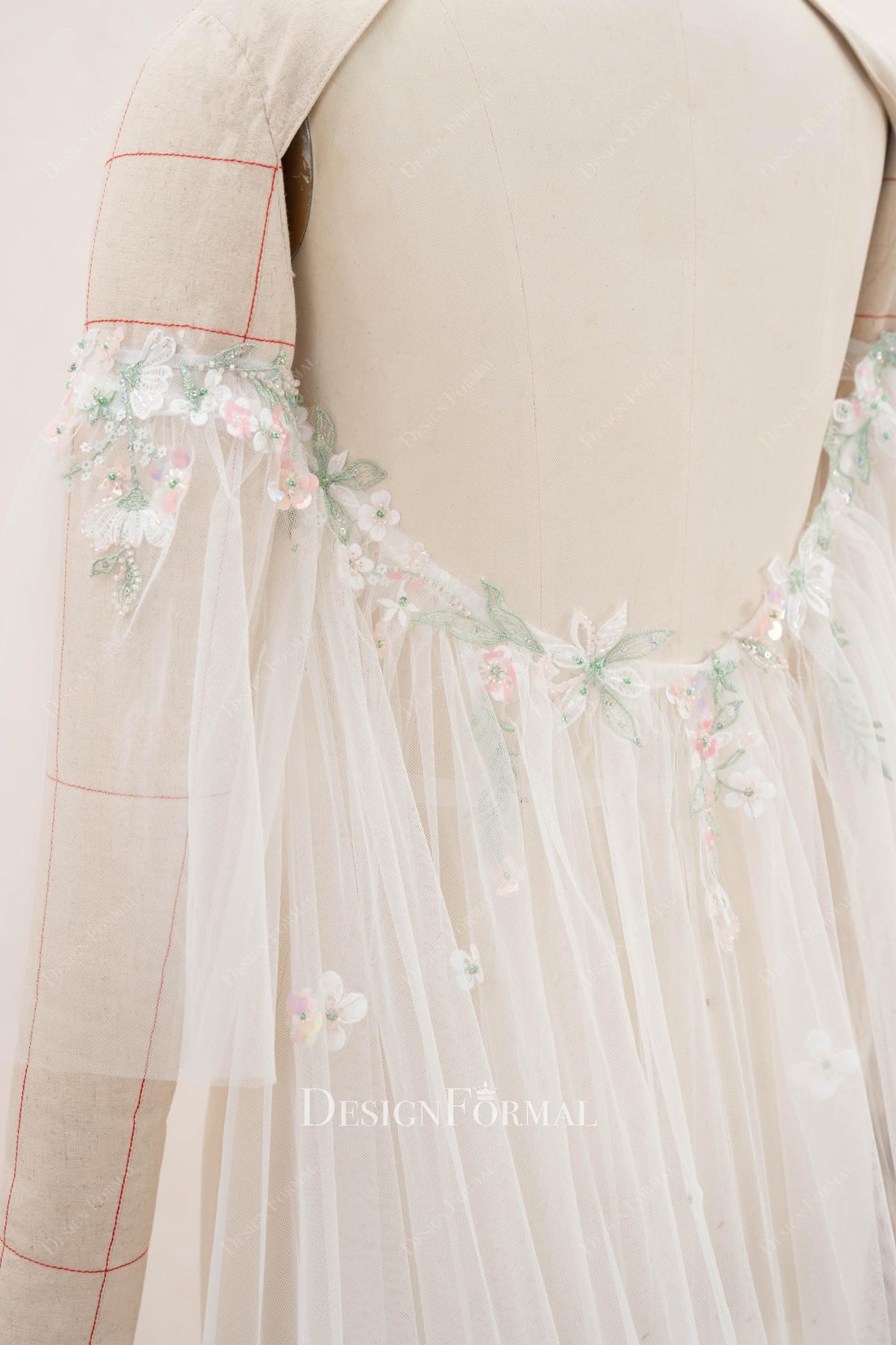 dreamy lace wedding cape