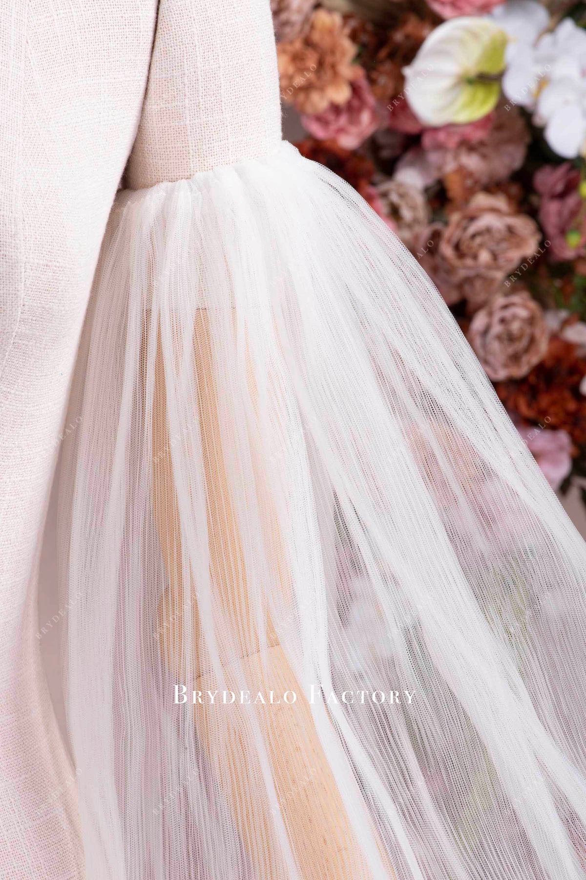 elastic band bridal sleeves