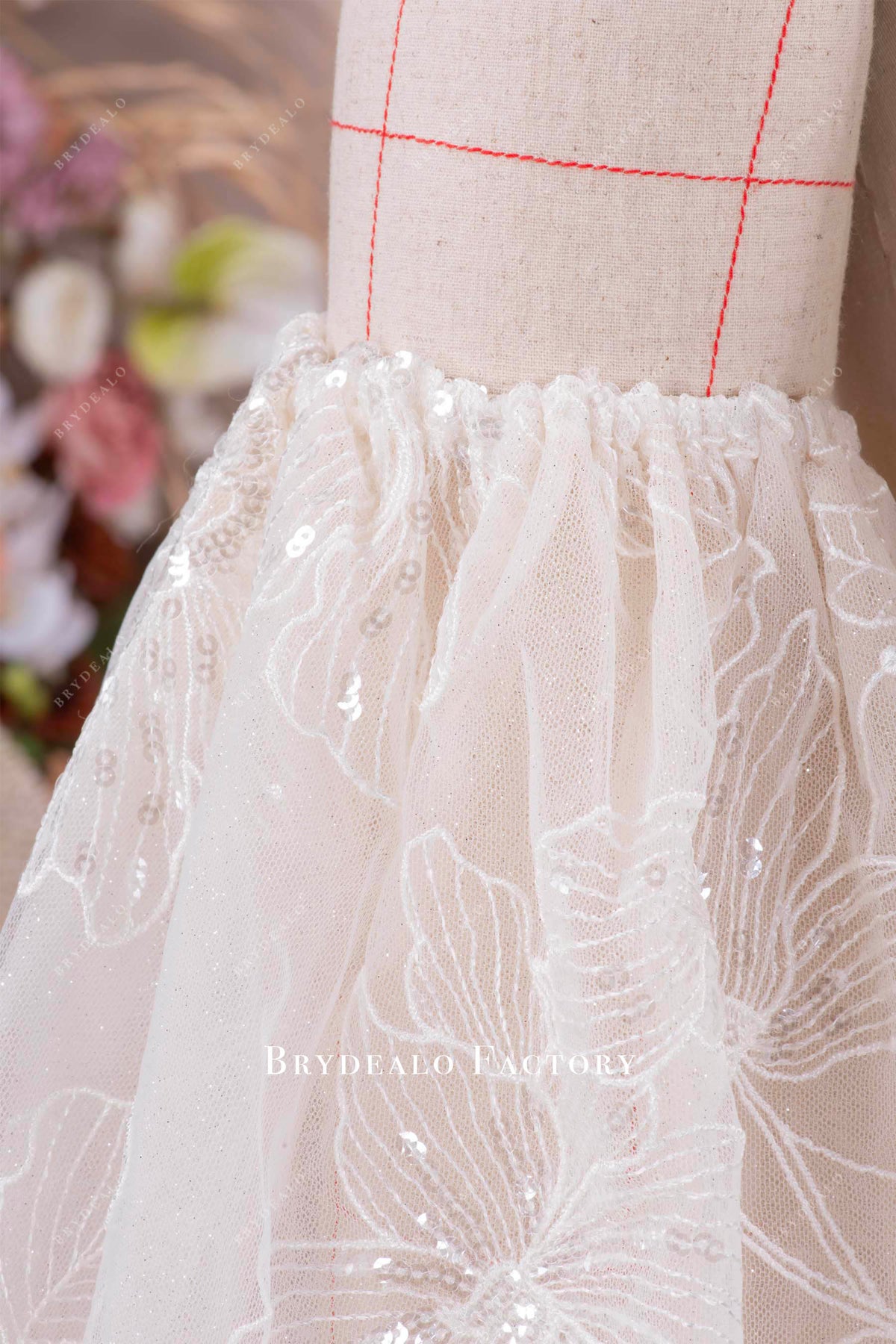 elastic band closure wedding sleeves