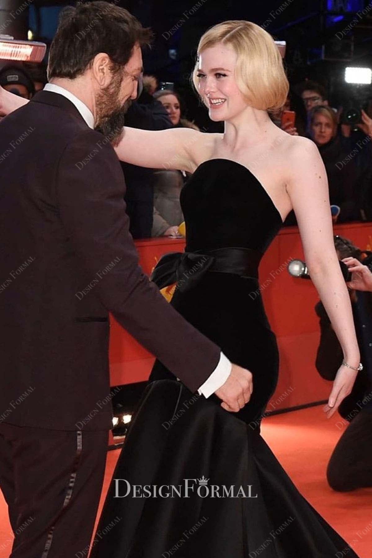 Elle Fanning 70th Berlin International Film Festival bowknot dress