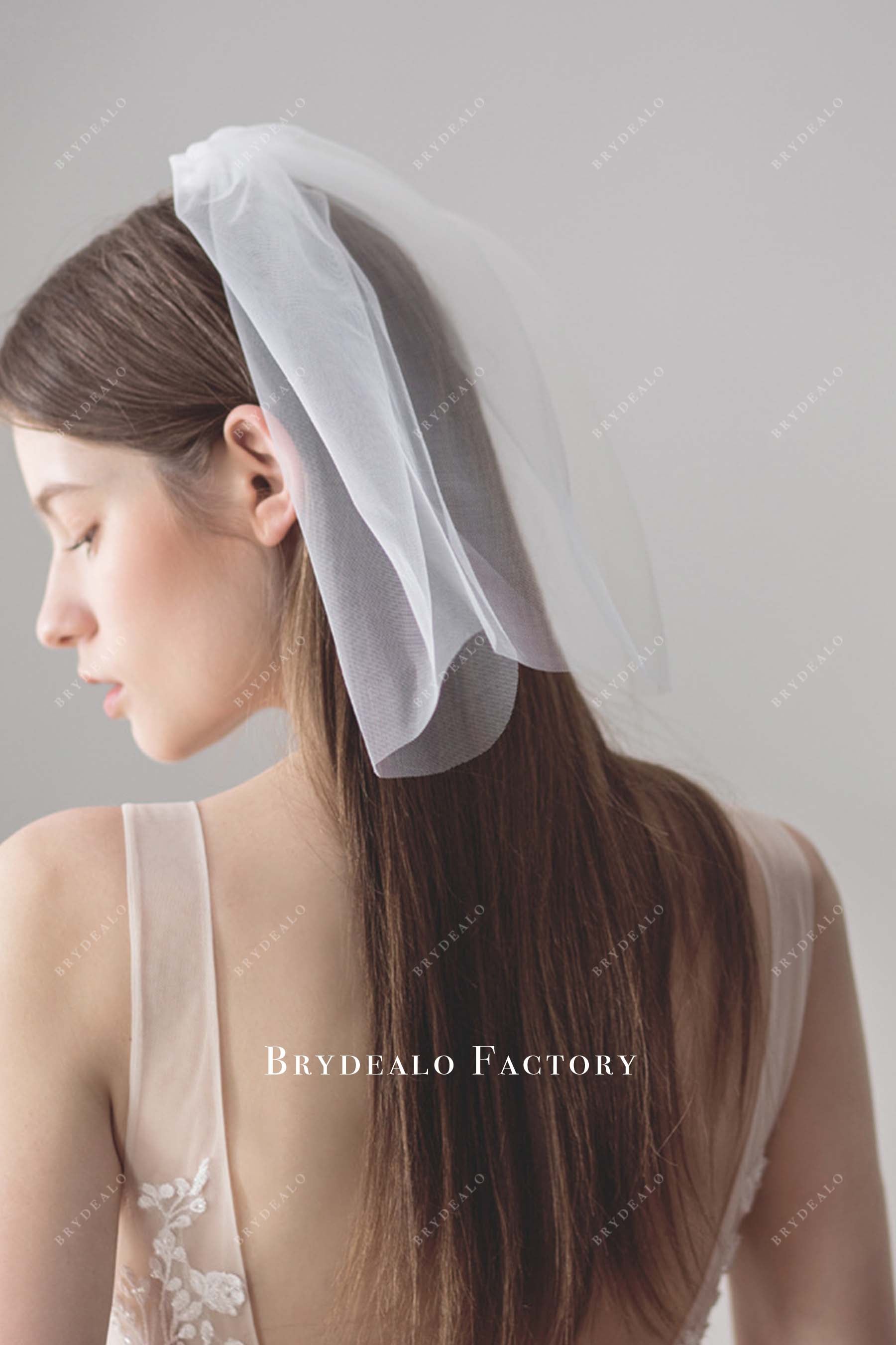 flyaway length wedding veil