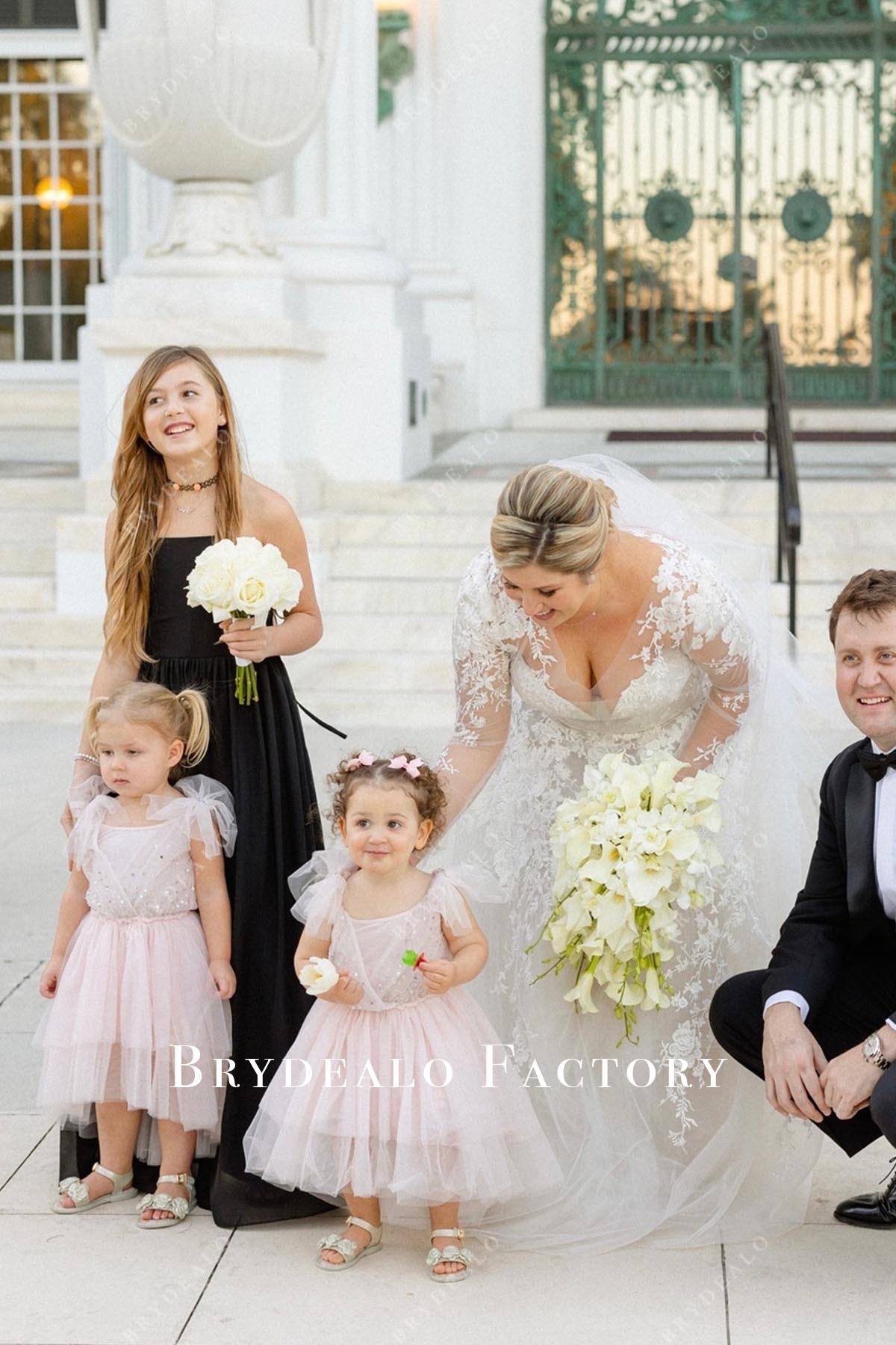 glitter pink aline toddler dress