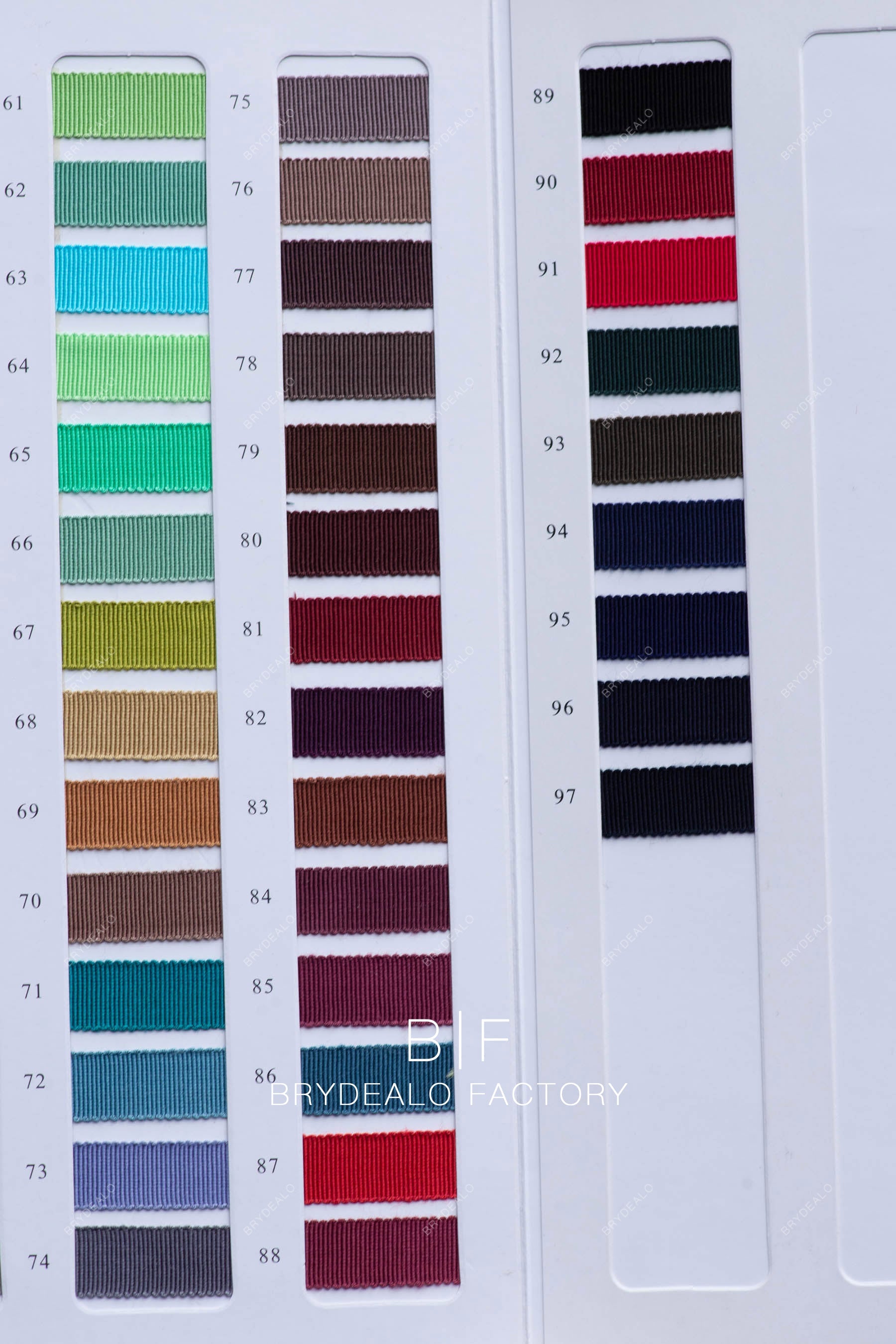 High Quality Solid Satin Grosgrain Ribbons