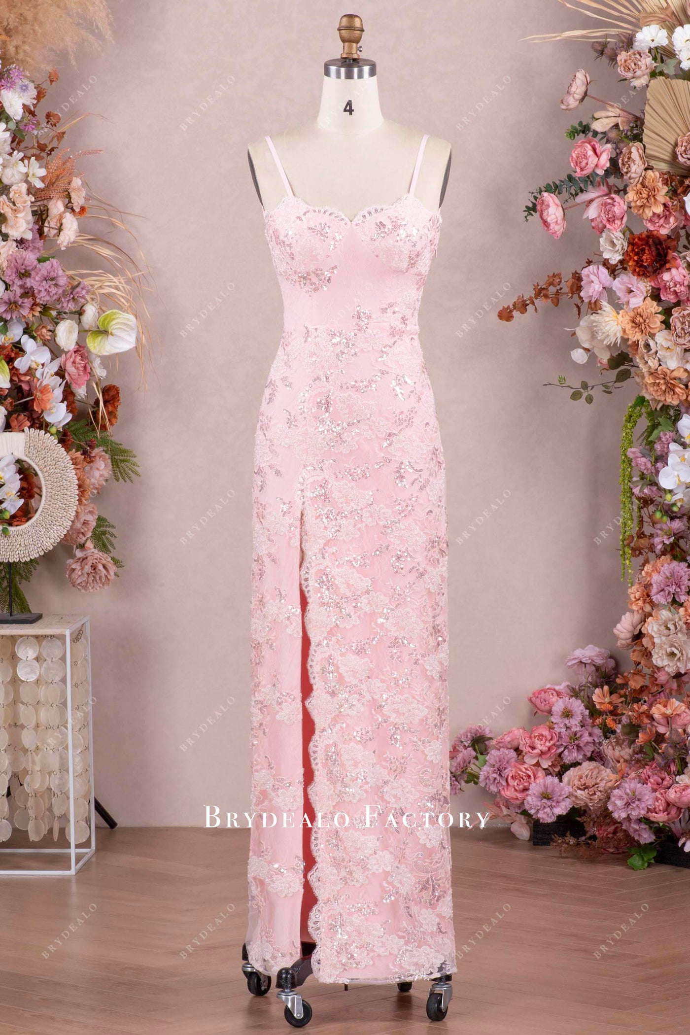 cute short pink dresses Ombreprom Homecoming Dress Pink V-neck Sequins Beaded Short