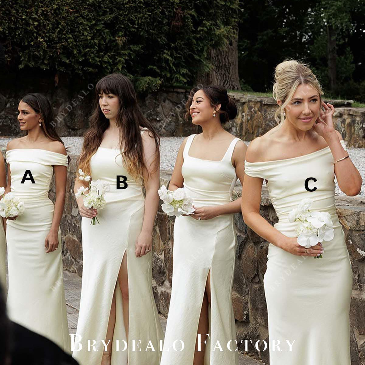 Mismatched Bridesmaid Dresses