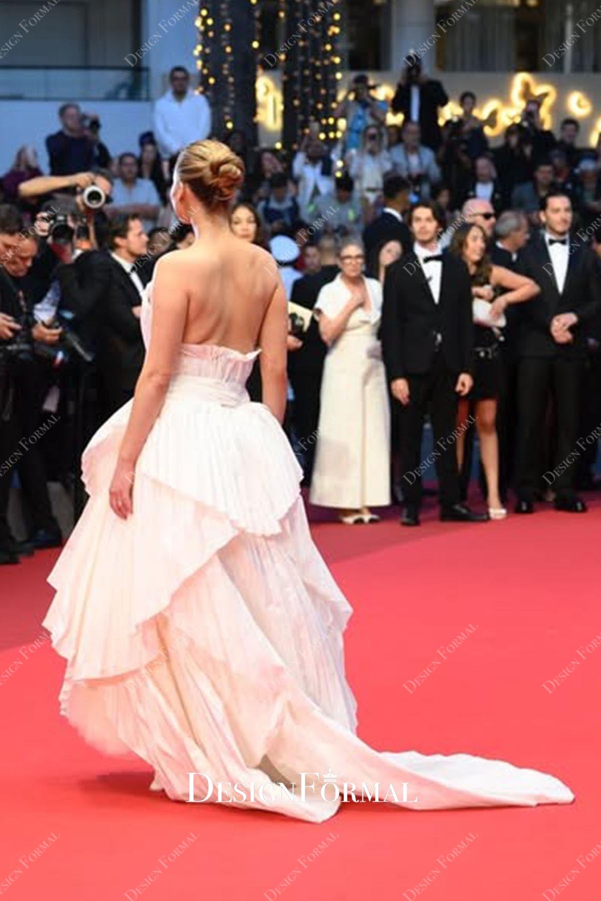 Jennifer Lawrence 2025 backless Cannes film festival premiere dress