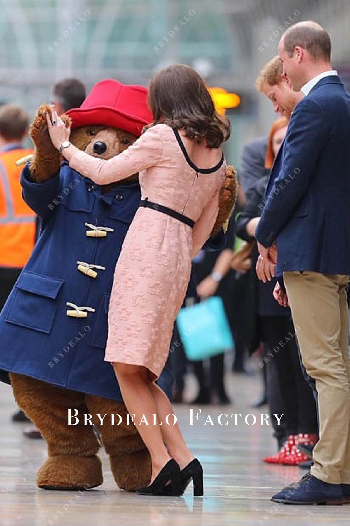 Kate Middleton Pink Dress Paddington Station 2017
