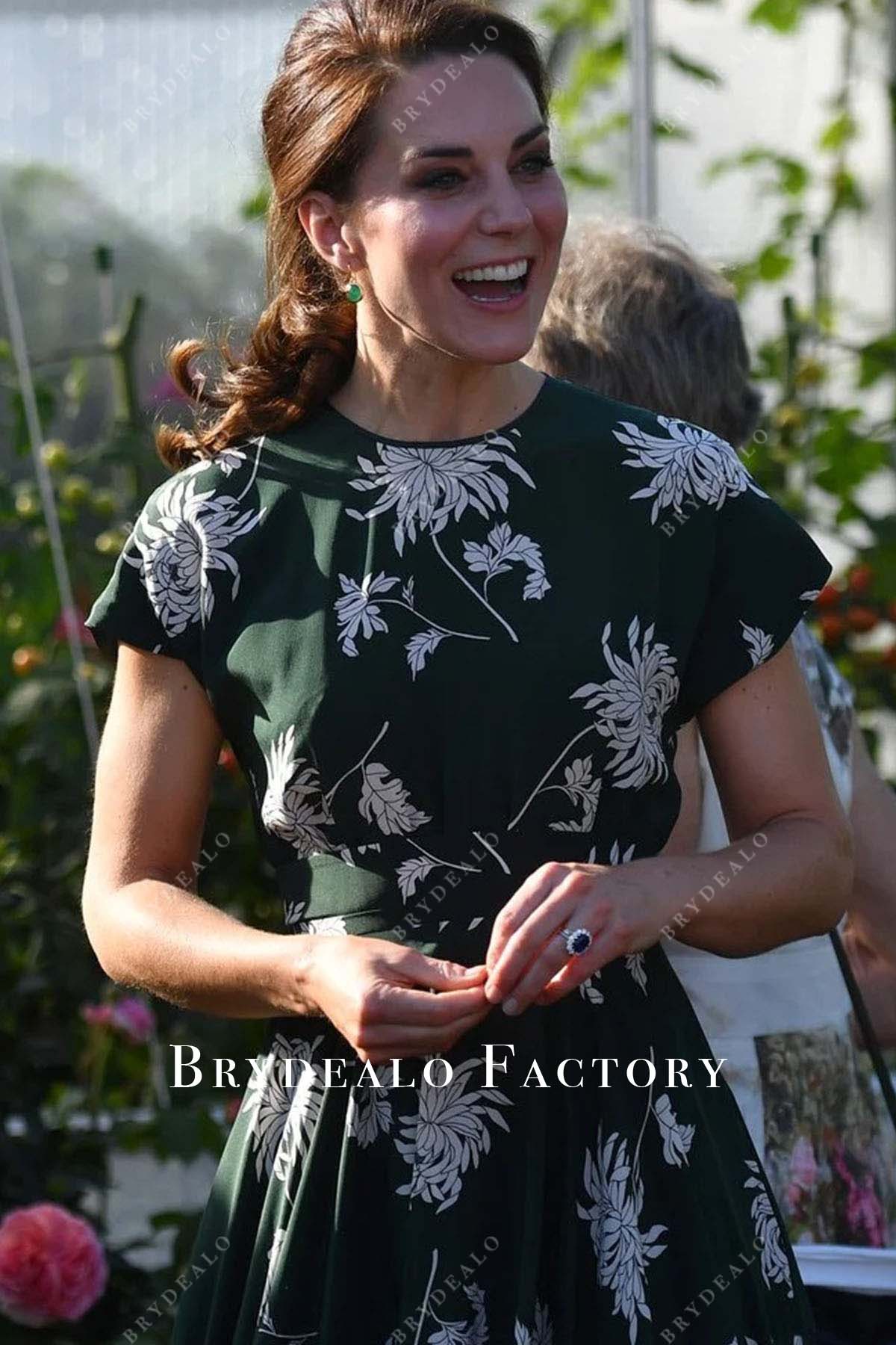 Kate Middleton 2017 Chelsea Flower Show Print Dress