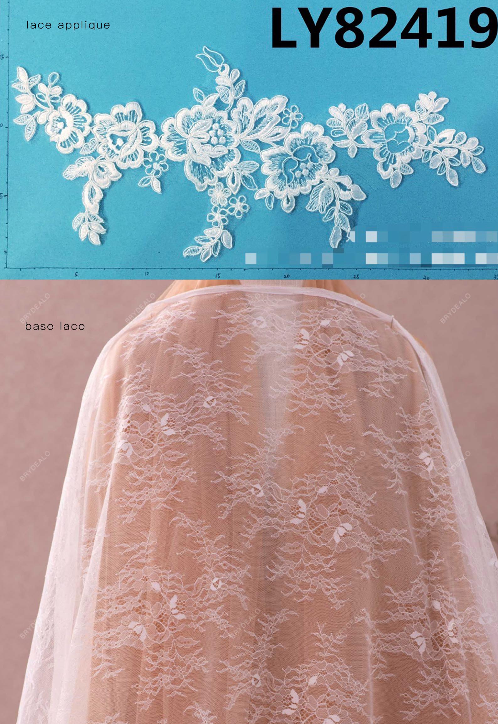 lace fabric for custom prom dress