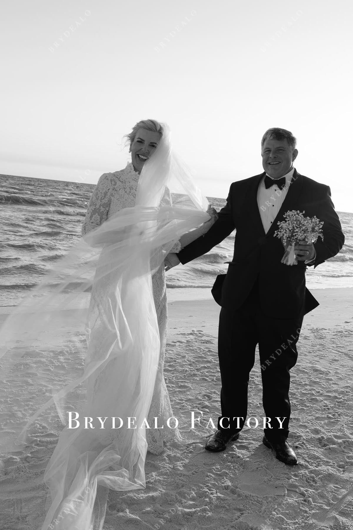 lace floor length wedding dress