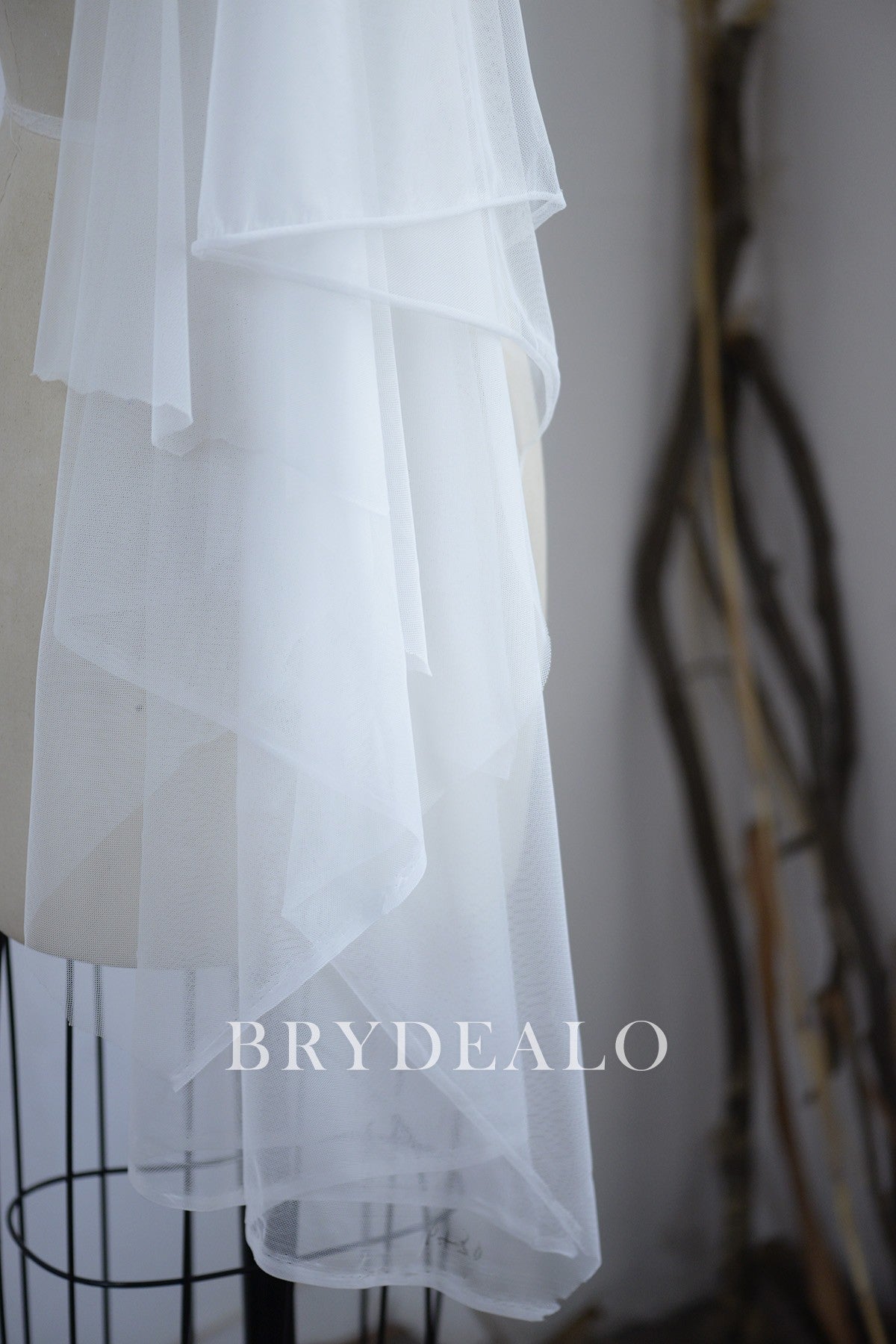 layered soft net fabric for veil