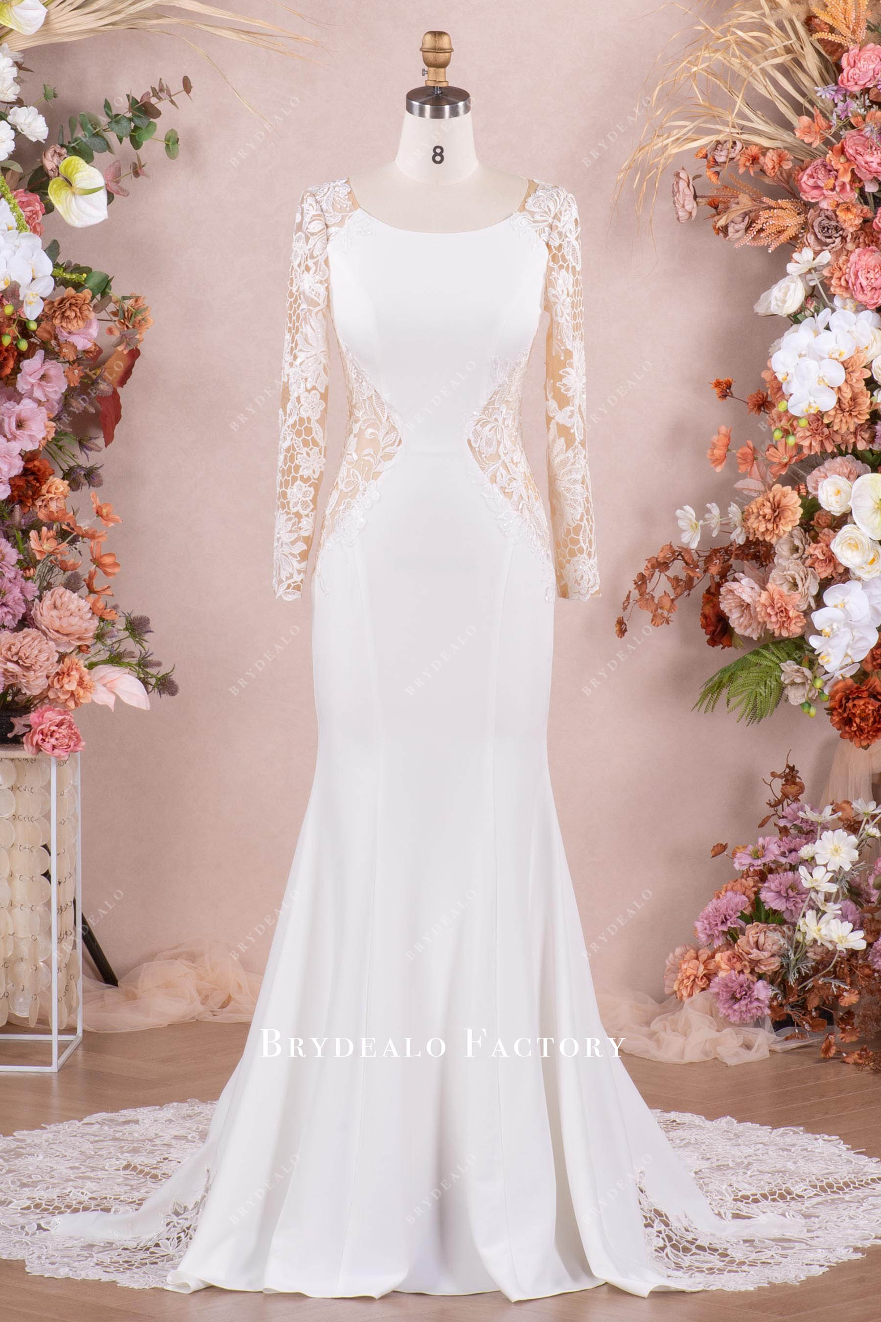long sleeve wedding dress