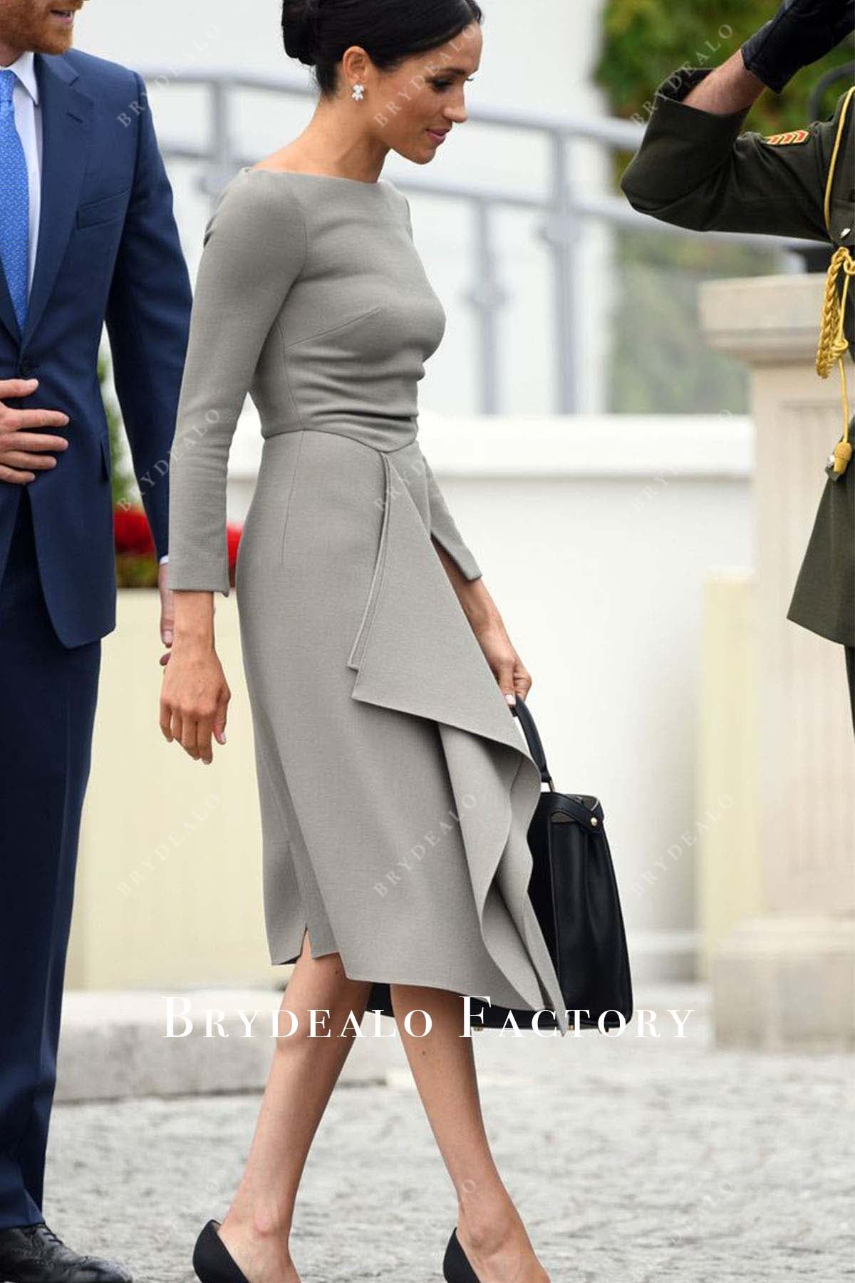 2018 Visit Dublin Meghan Markle fitting dress