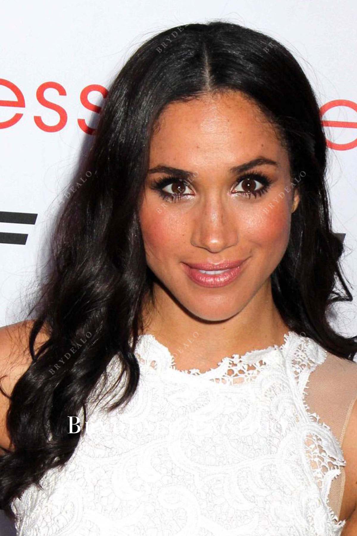 Meghan Markle jewel neck dress Rock The Summer Party 2013