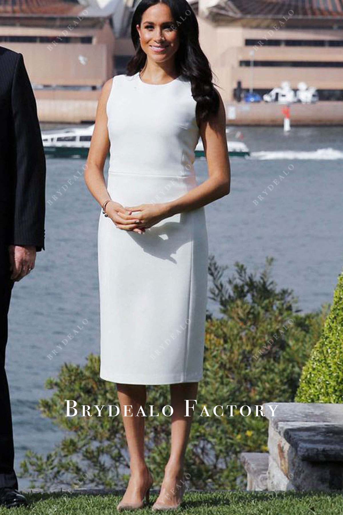 Meghan Markle midi dress 2018 Day One of her Visit Australia