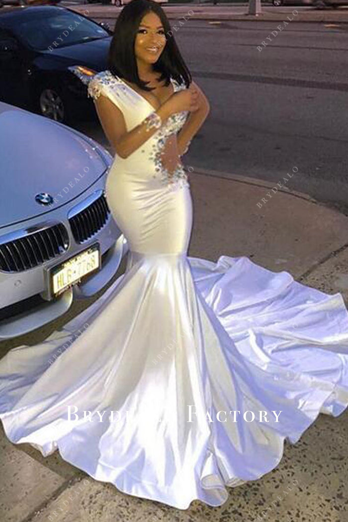 Mermaid Cutout Prom Dress