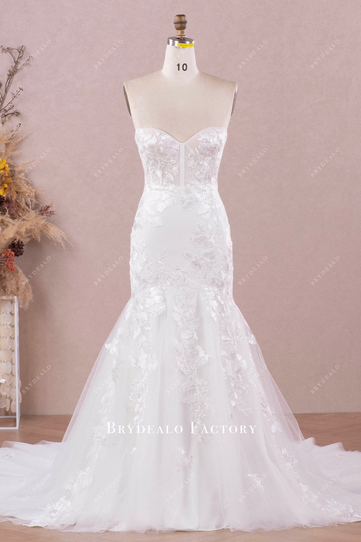 Mermaid Wedding Dress Sweetheart Neck Fashion Off the Shoulder Luxury Bridal Gown main image 1