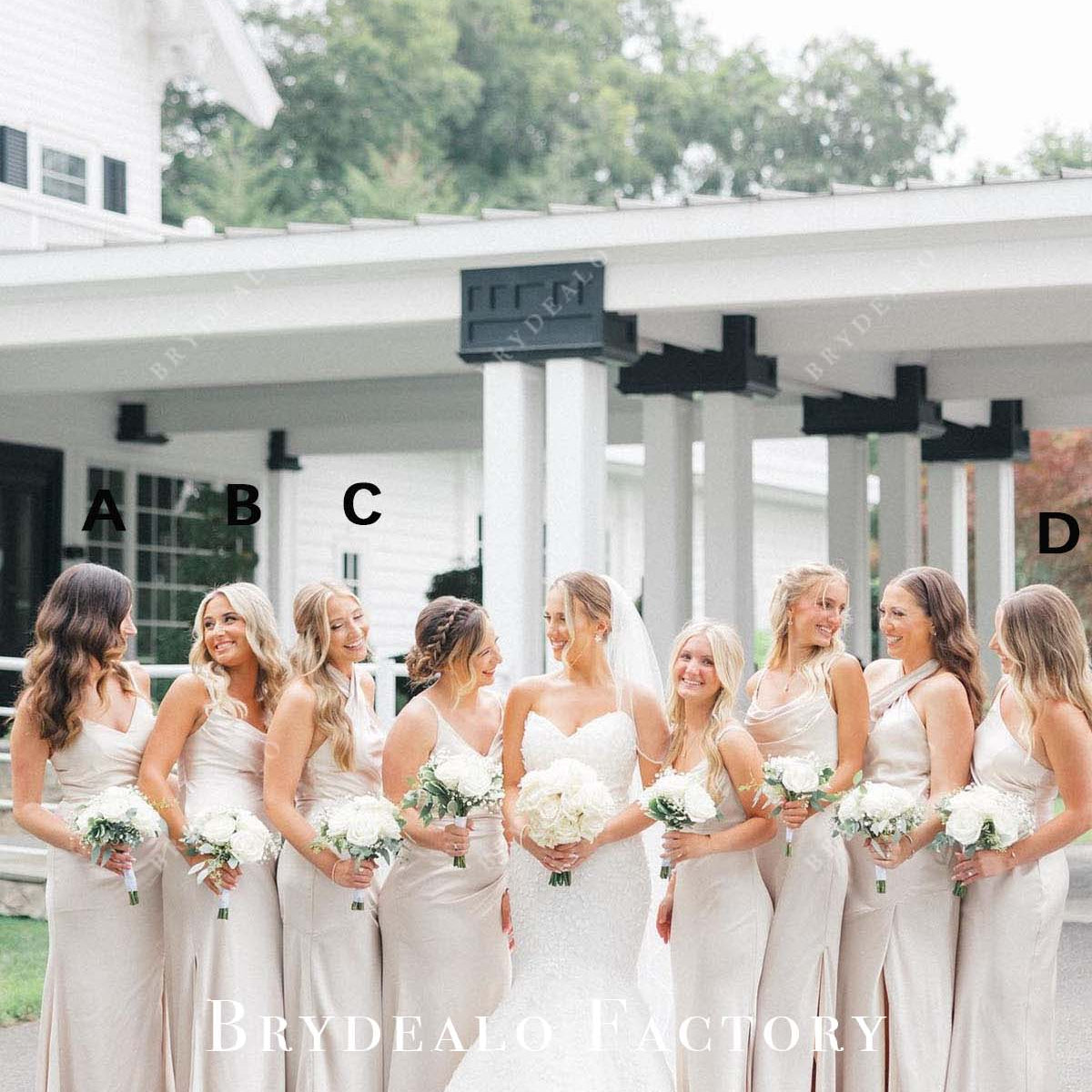 Mismatched Bridesmaid Dresses