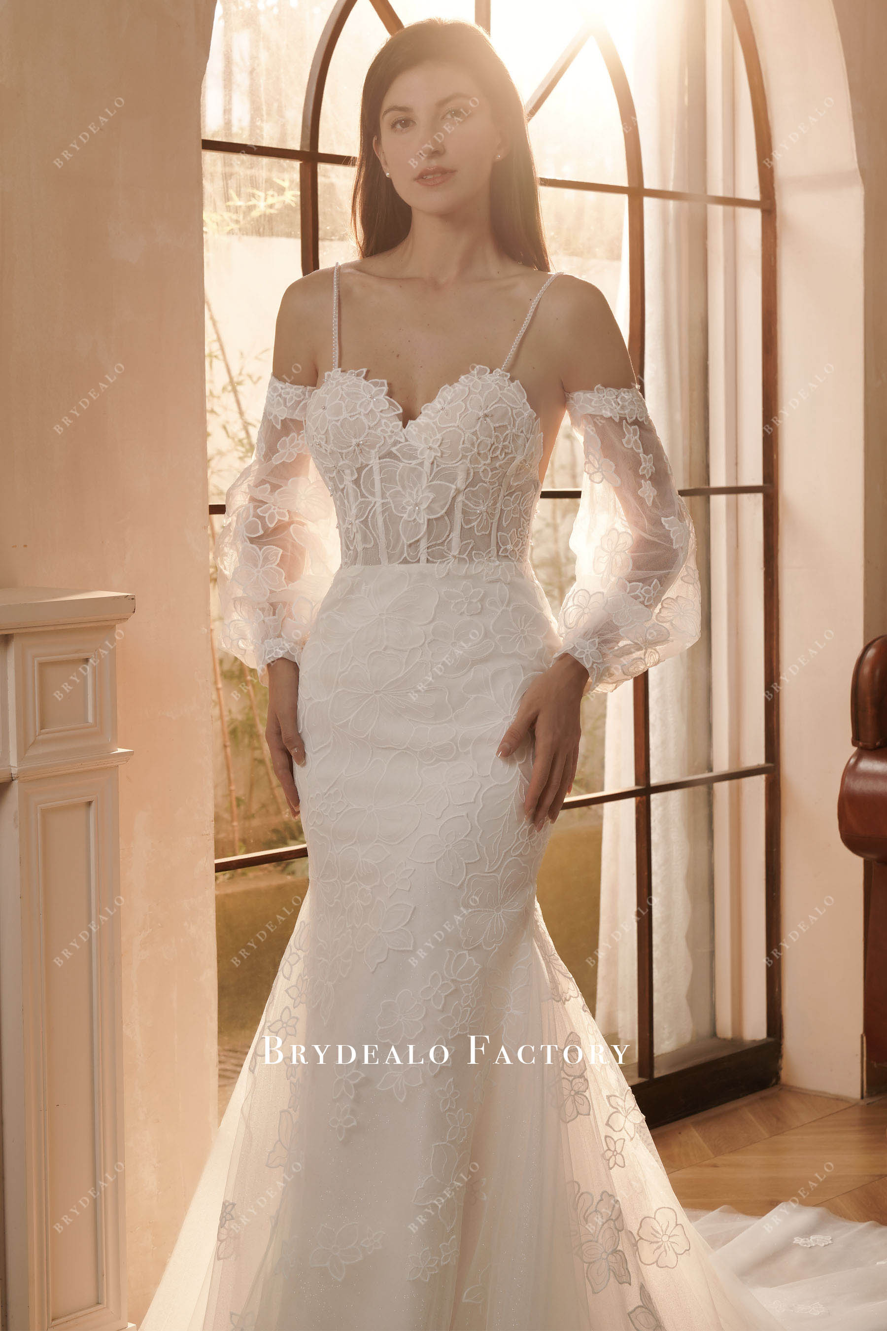 pearl sweetheart wedding dress