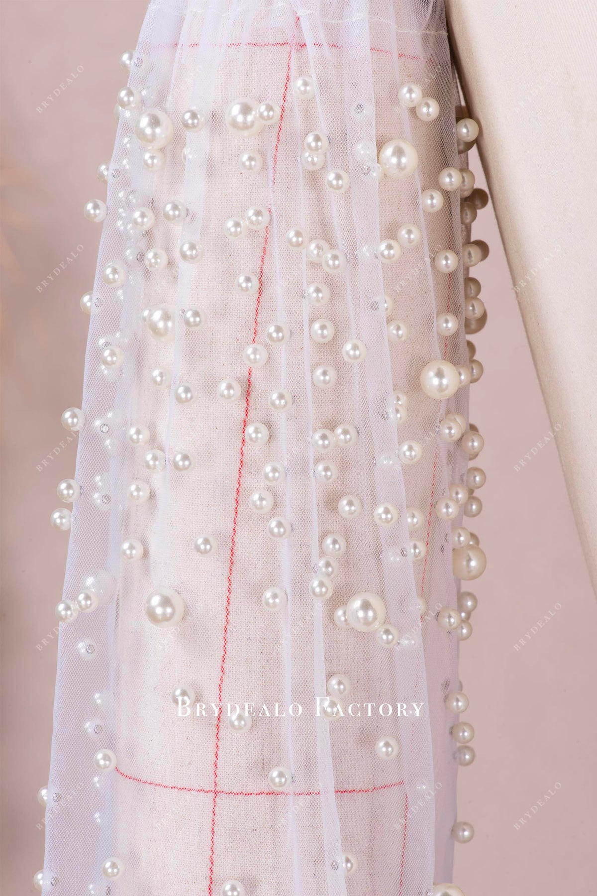 pearl bridal sleeves