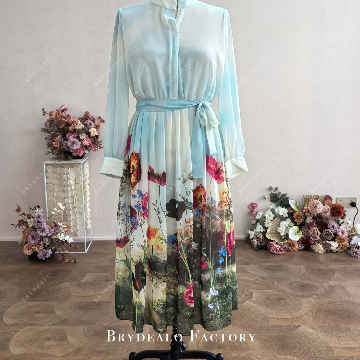 chiffon shirt dress plus size Maweii Plus Size Women's Chiffon Puff Sleeve Dress
