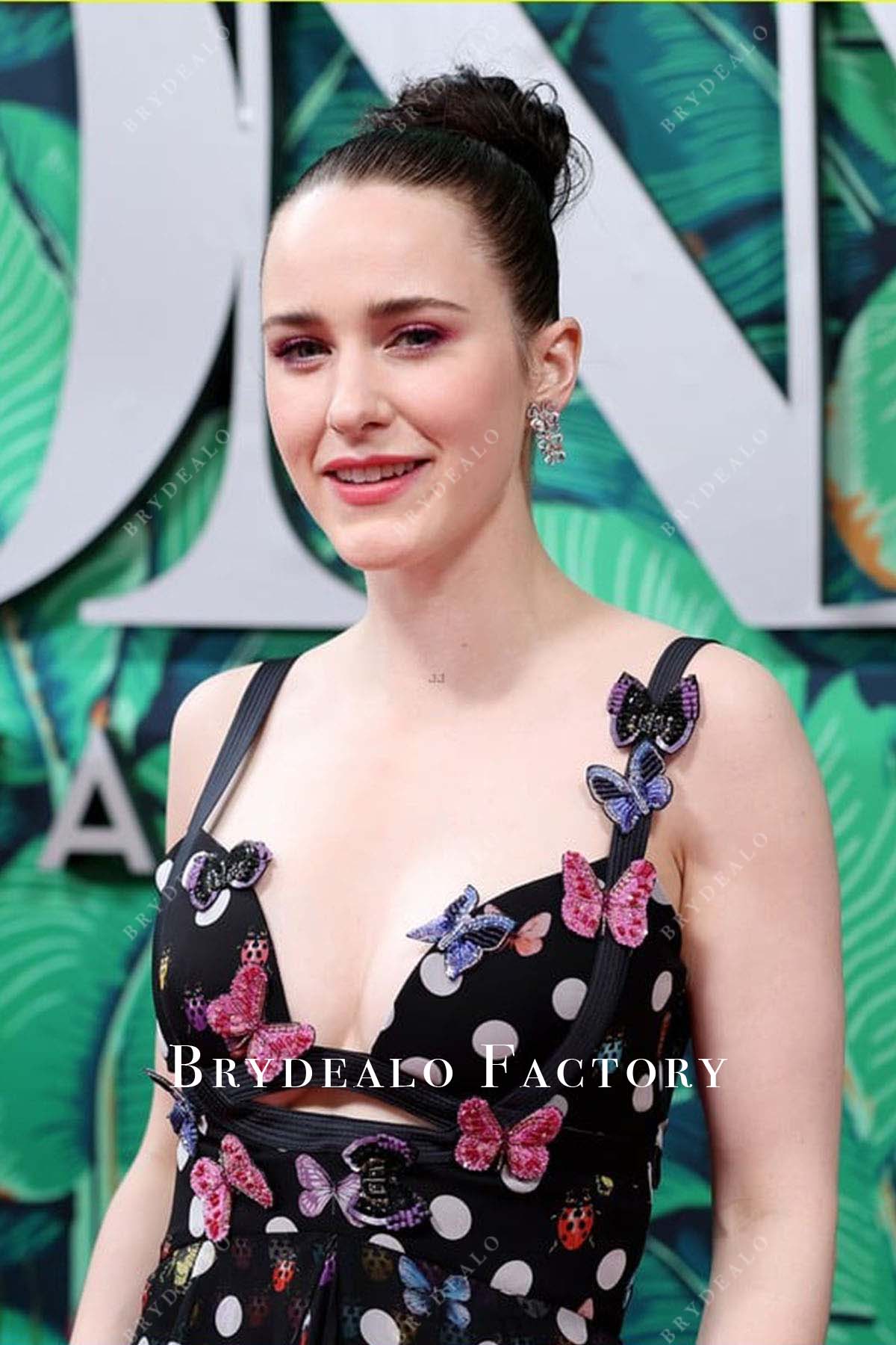 Rachel Brosnahan 3D butterflies dress 2023 tony awards