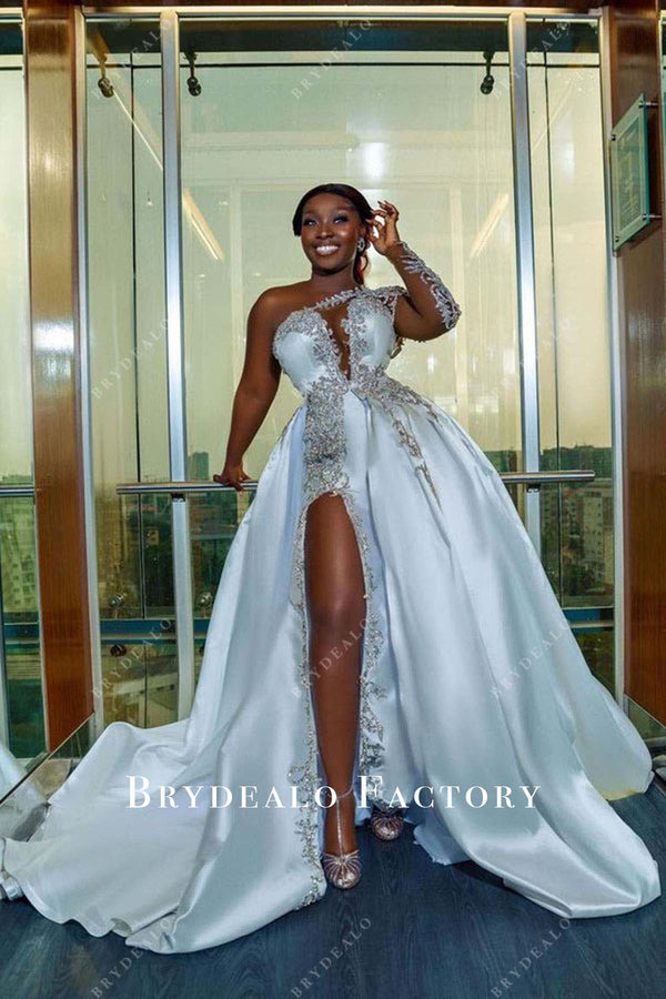 Sparkly Rhinestone Cutout Gown main image 0